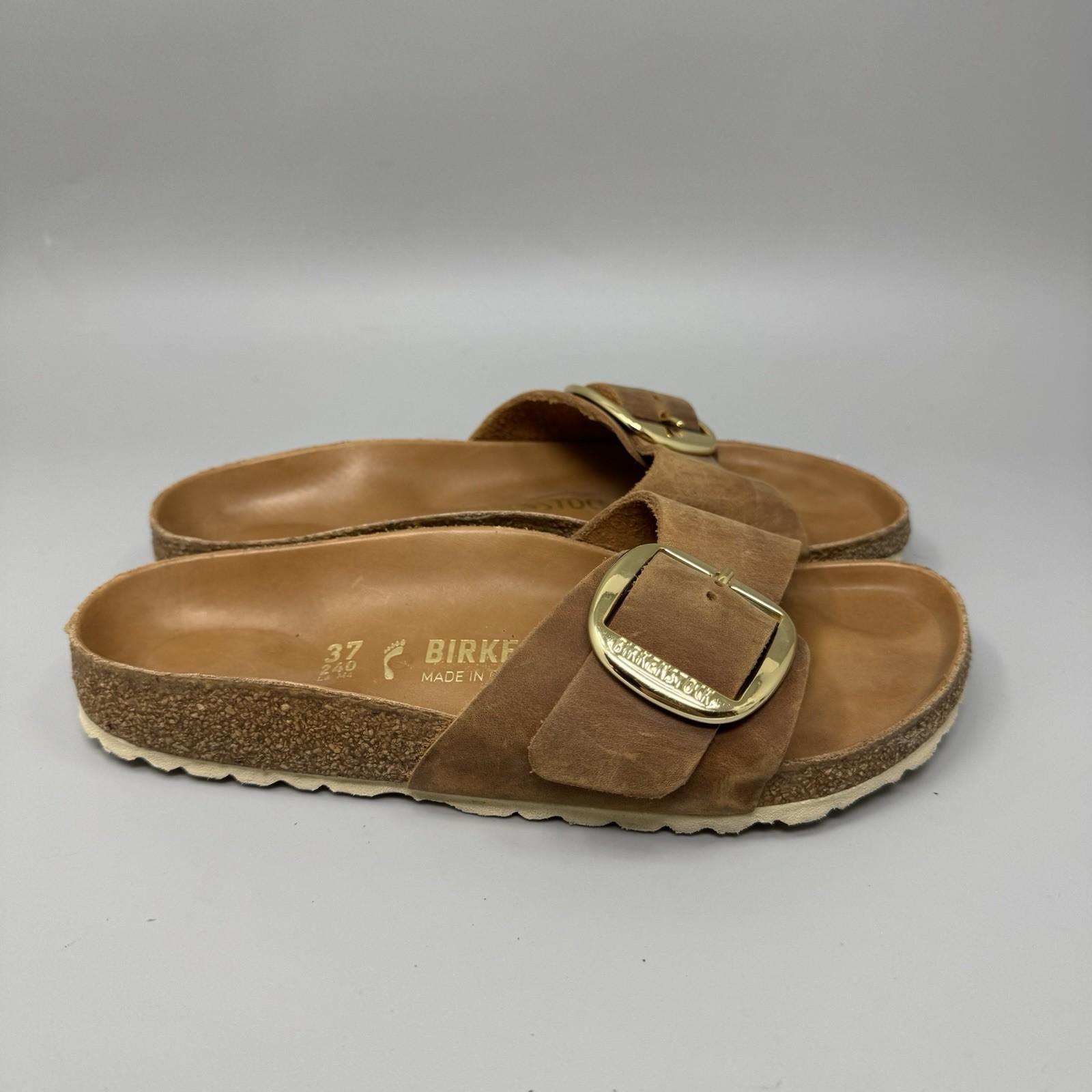 Birkenstock Madrid Big Buckle Women’s Size 6.5 US 37 EU Sandcastle Sandals