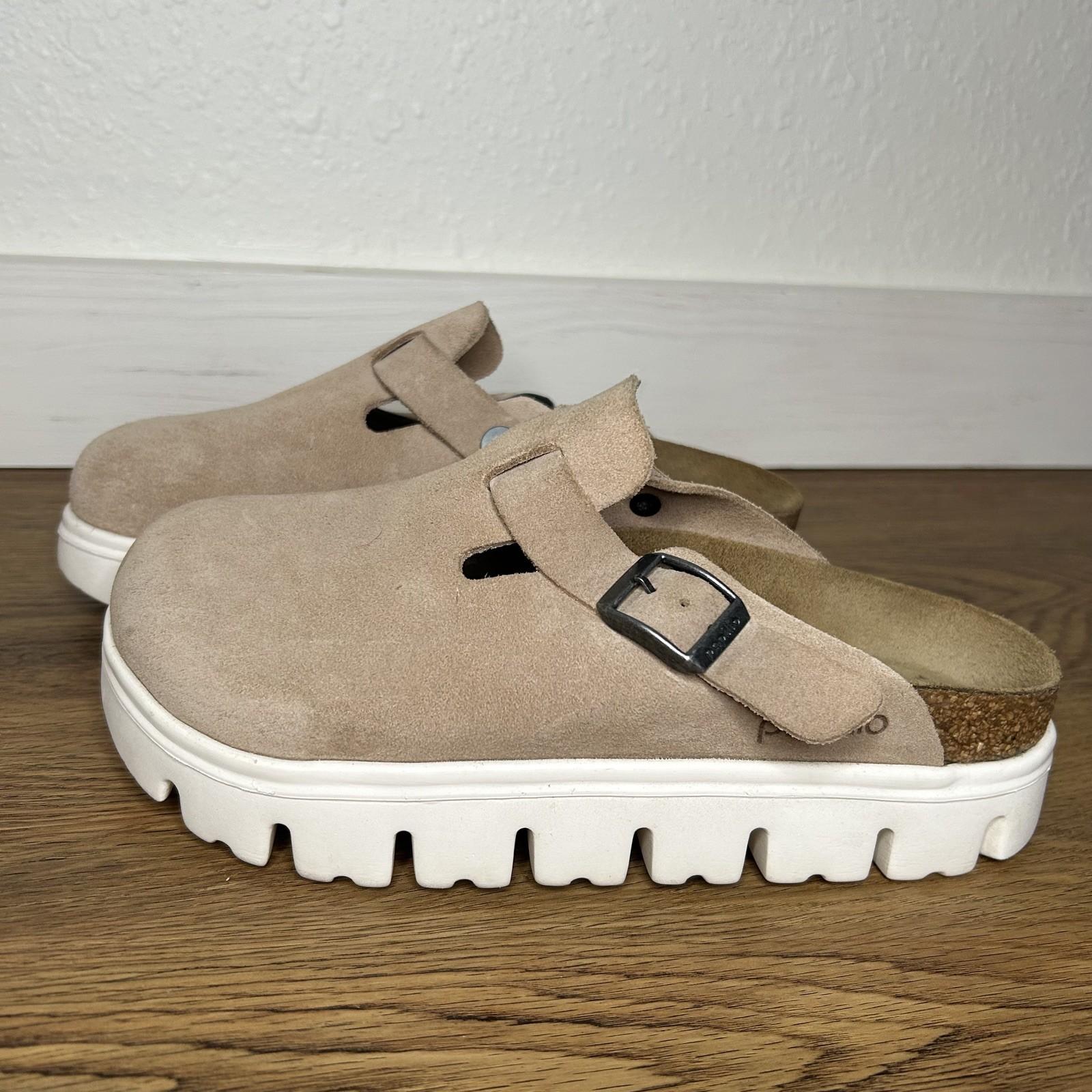 Birkenstock Papillio Boston Chunky Platform Clog Warm Sand Women’s 36 / 5.5