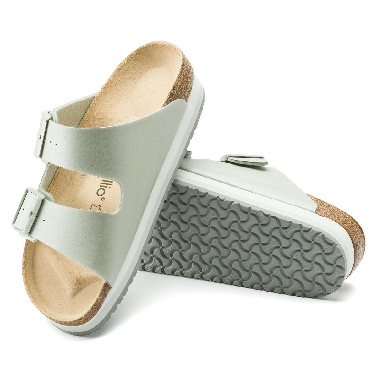 Birkenstock Papillio Arizona BirkoFlor Metallic Mineral Sandals US6 EU37 1015871