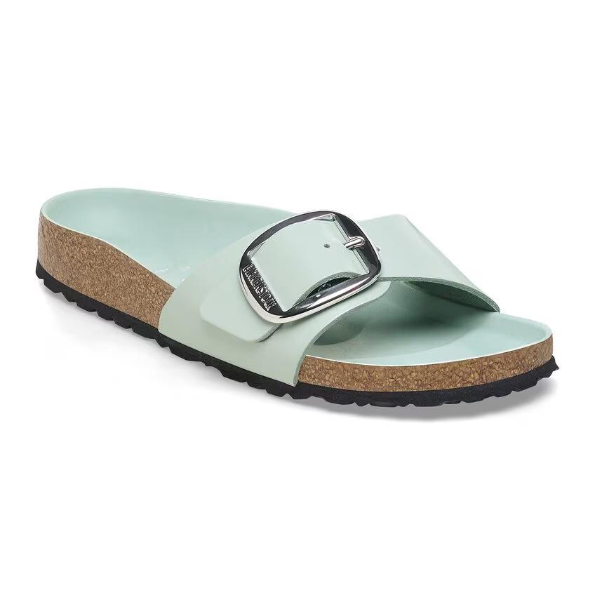Birkenstock Madrid Big Buckle Women’s Sandals High Shine Surf Green