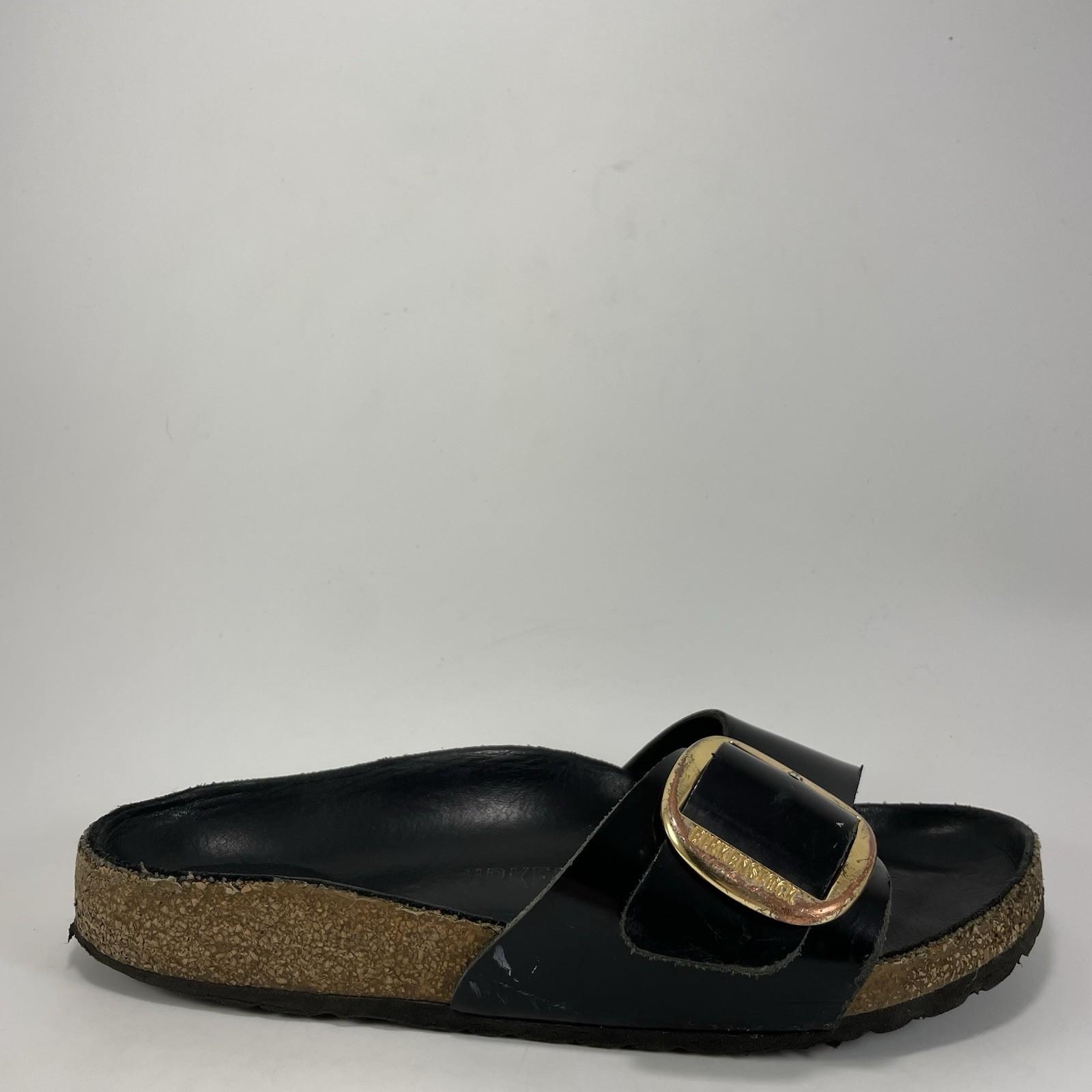 Birkenstock Madrid Big Buckle High Shine Patent High Shine Size 38, US 7-7.5