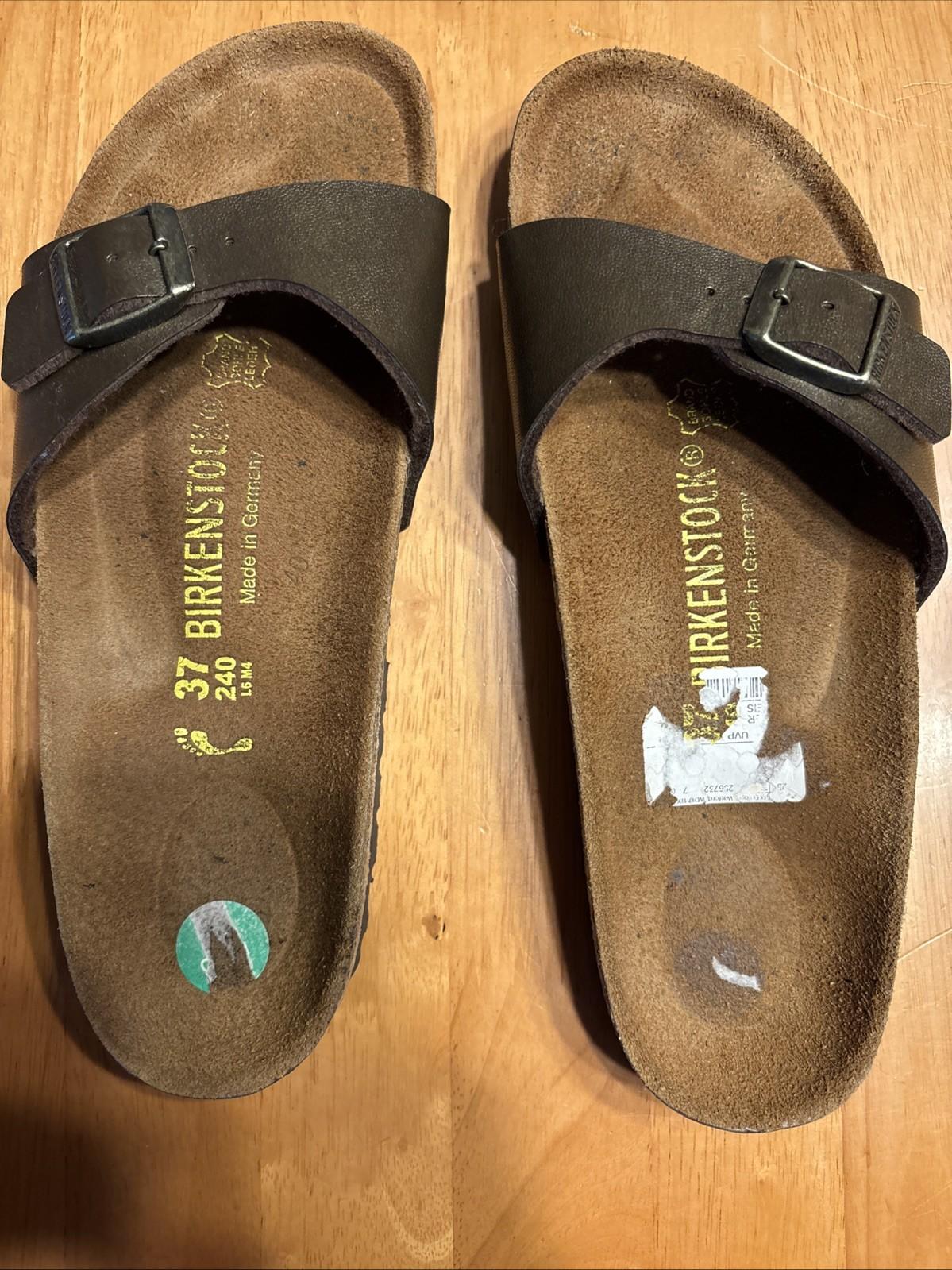 Birkenstock New Madrid Mocha Birkibuc – Size 37