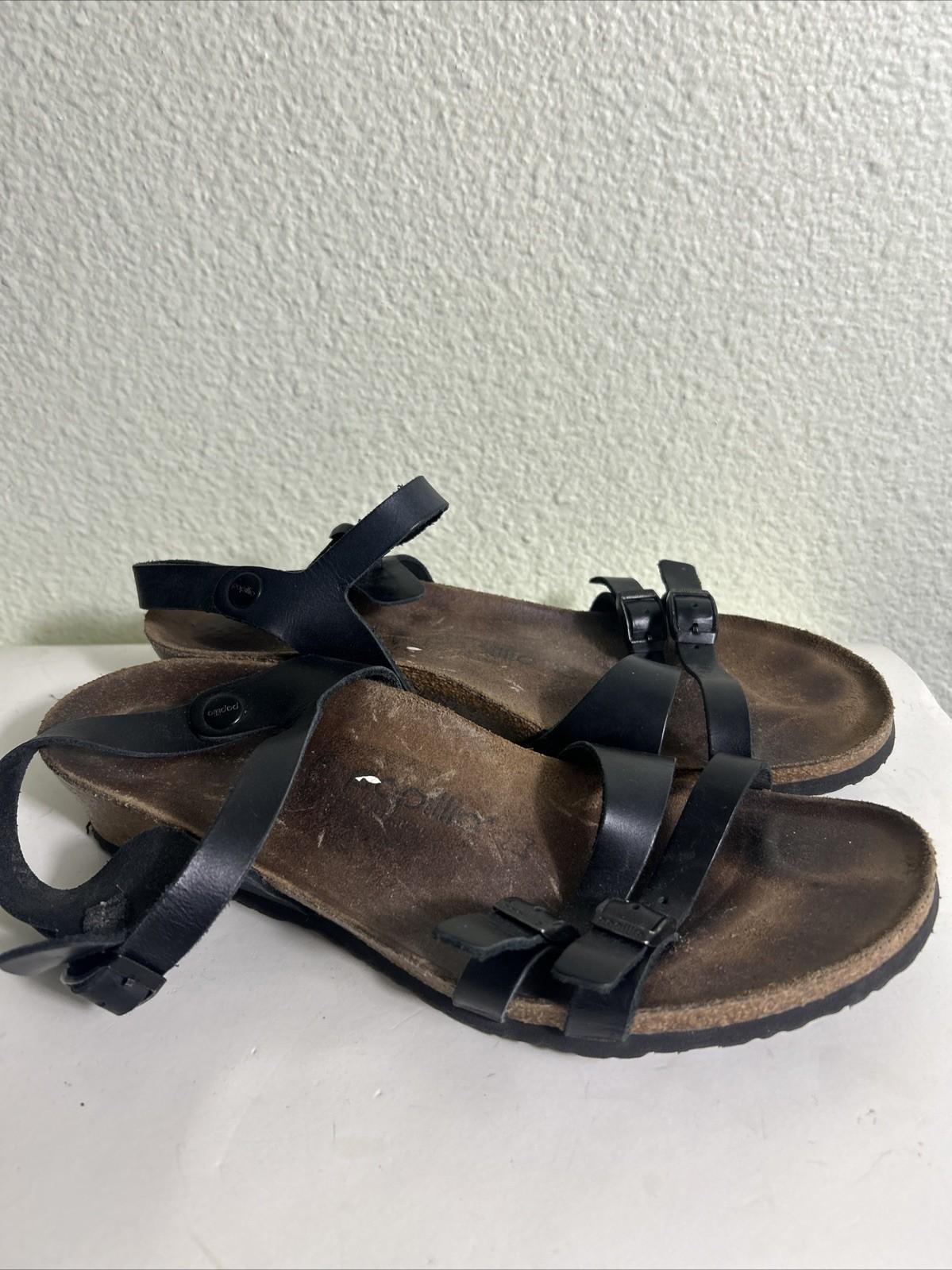 Birkenstock Papillio Birko Flor LANA Black Ankle Strap  42, 11-11.5