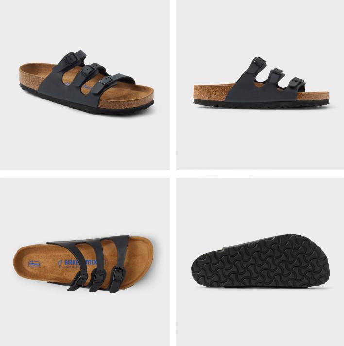 Women’s Birkenstock Florida Sandals Color Black, Size 40, free shippin g us !!!!