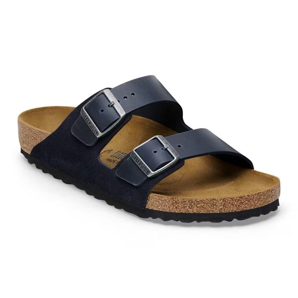 Birkenstock Arizona BS Men’s Sandals Midnight Blue Comfort Slide Shoes