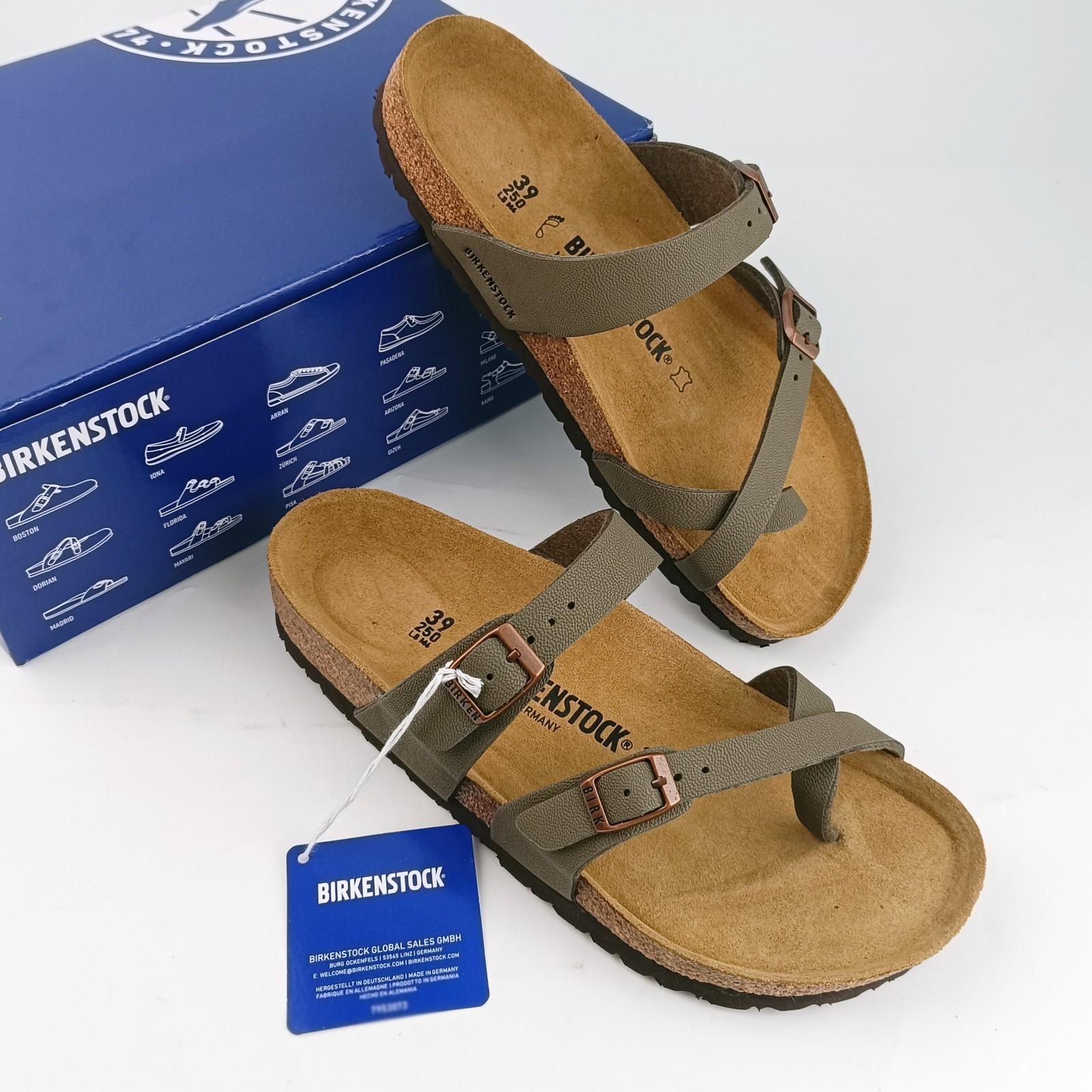 Birkenstock Mayari Stone Leather Men/Women Wide Casual Sandals EU37/38/39/40/41