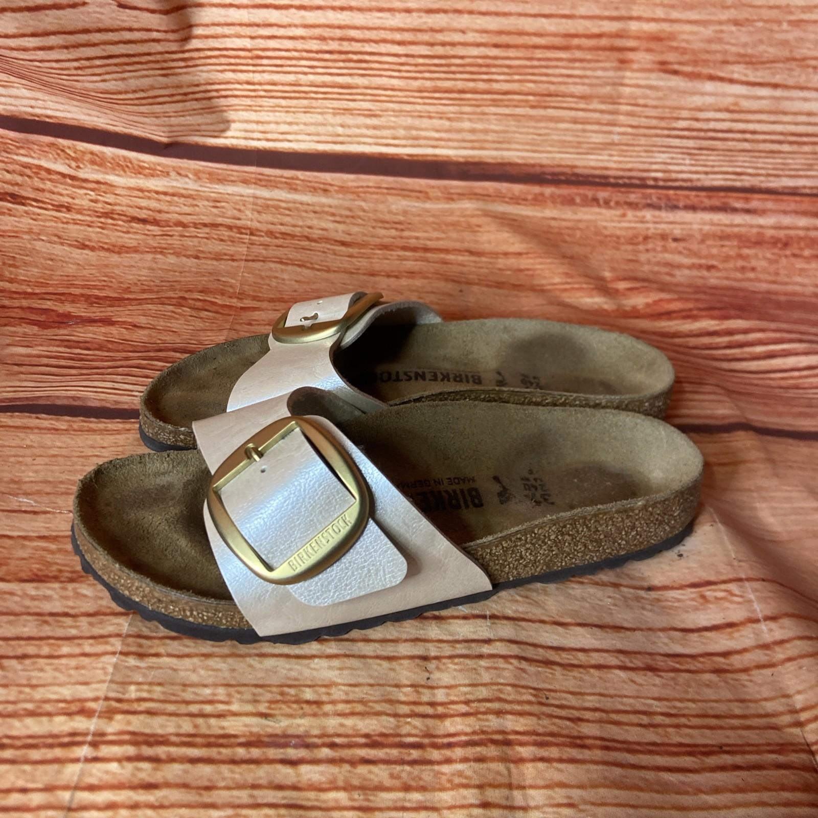Birkenstock Madrid Big Buckle Sandals Leather Comfort Size 6.5