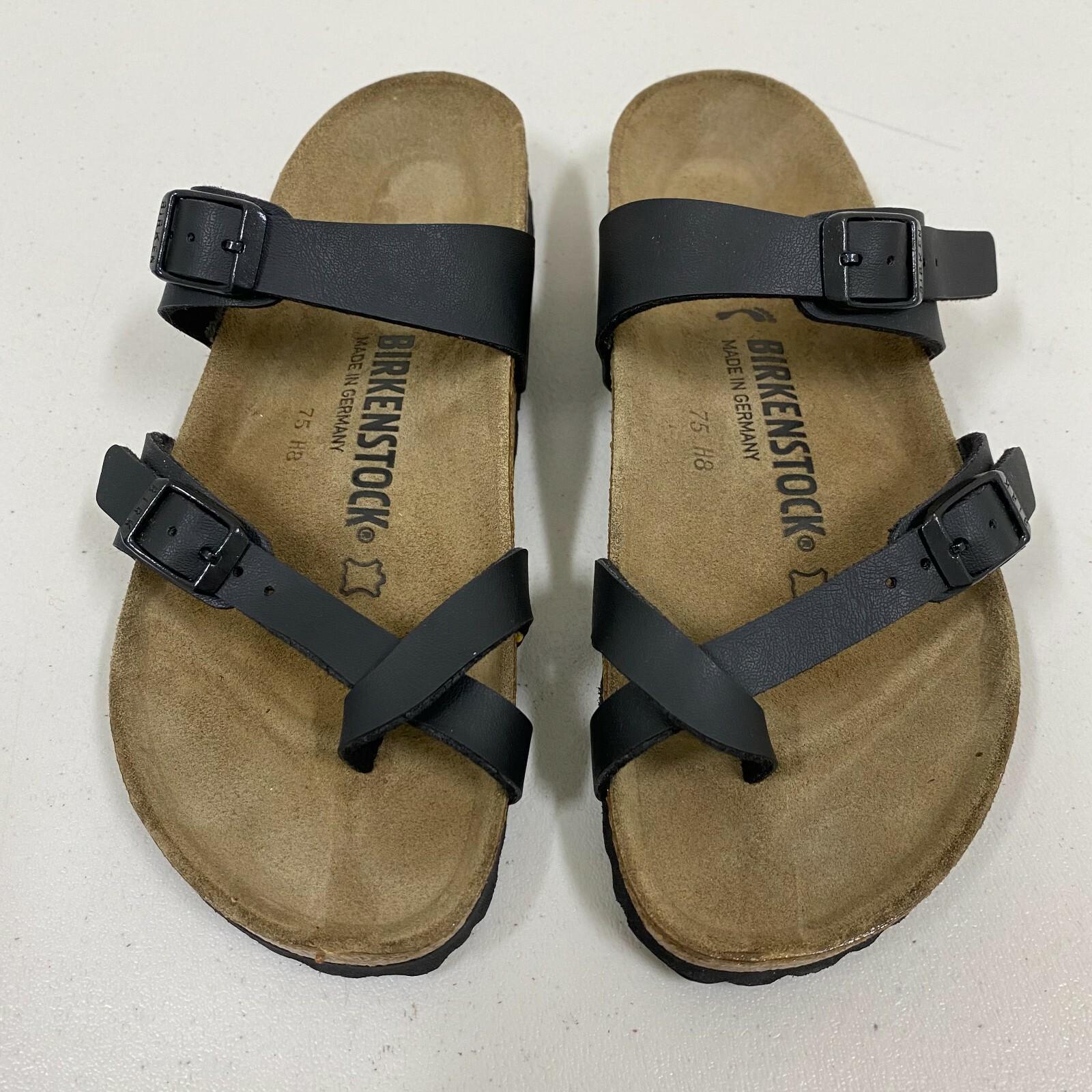 New with Box Birkenstock Mayari Black Birko-Flor Narrow – Select Size