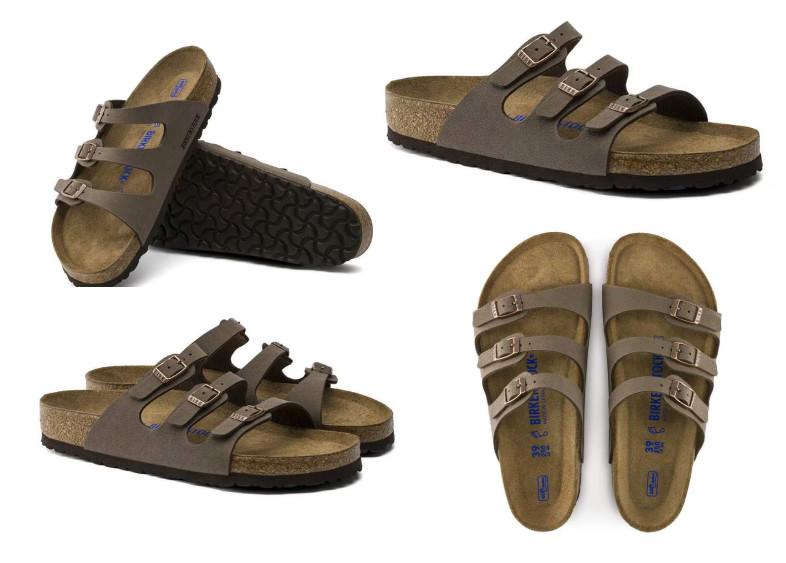 Best Seller! Birkenstock Florida Soft Footbed Women’s Sandals – Mocha Brown