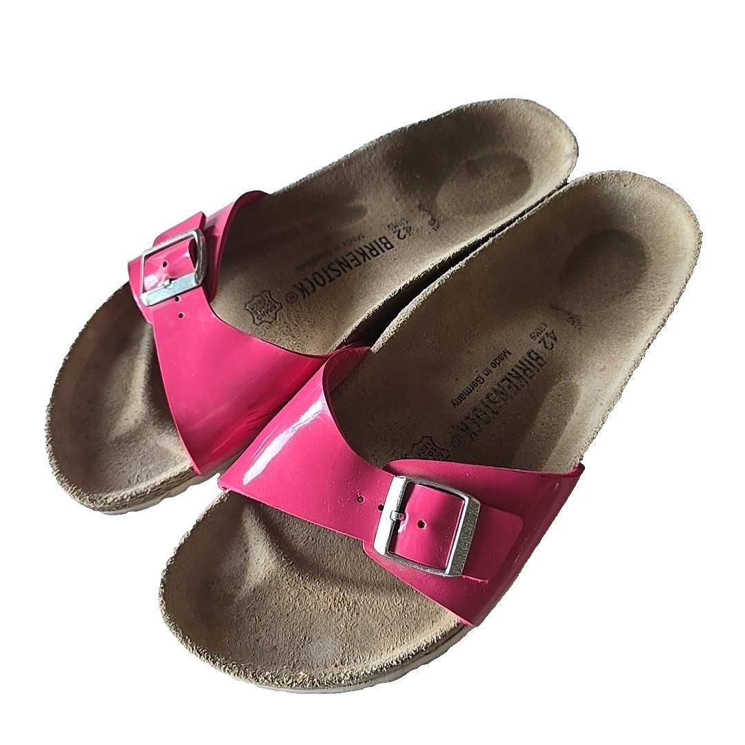 Birkenstock Madrid sandal, Pink Patent sz 42 EU 11-11.5 US
