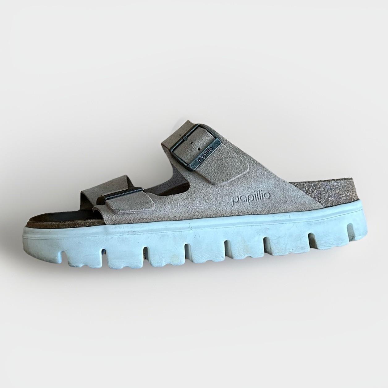 Birkenstock Papillio Arizona Chunky Suede Leather Sandals EU 41 Women’s 10