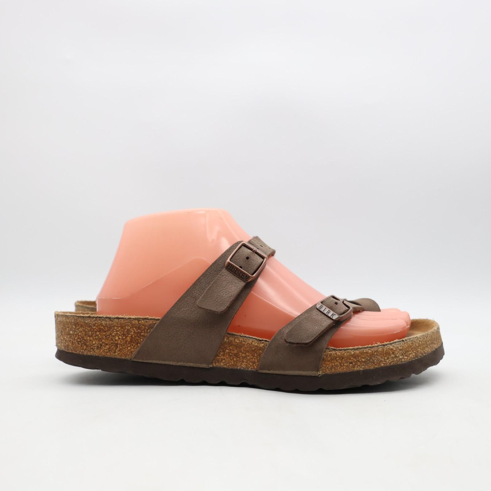 Birkenstock Mayari Birko-Flor Sandals Women’s Size EU 39 US 8 Brown Slip On