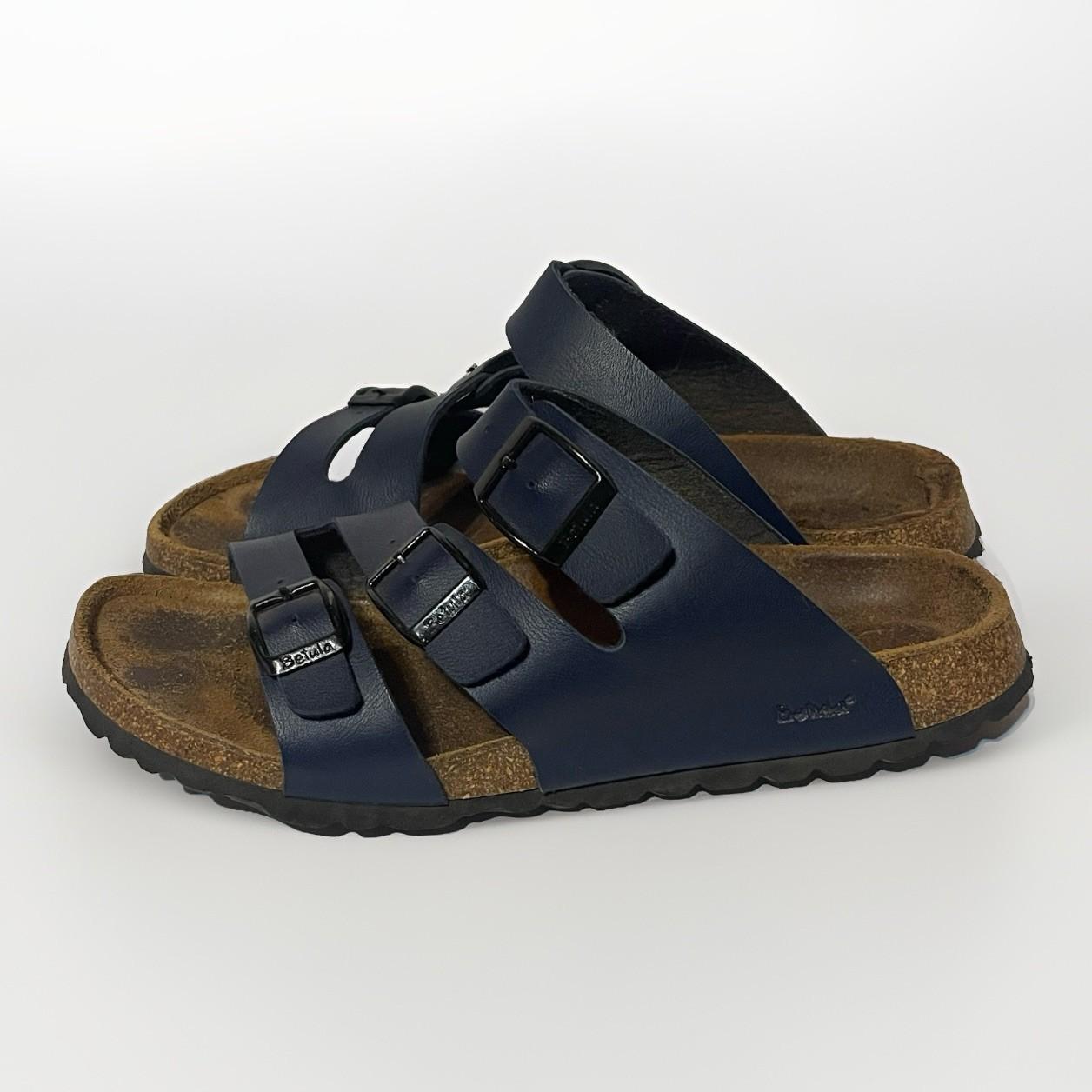 Betula Birkenstock Florida Style Women’s Size 39/40 US 8.5-9 Navy Blue Sandals