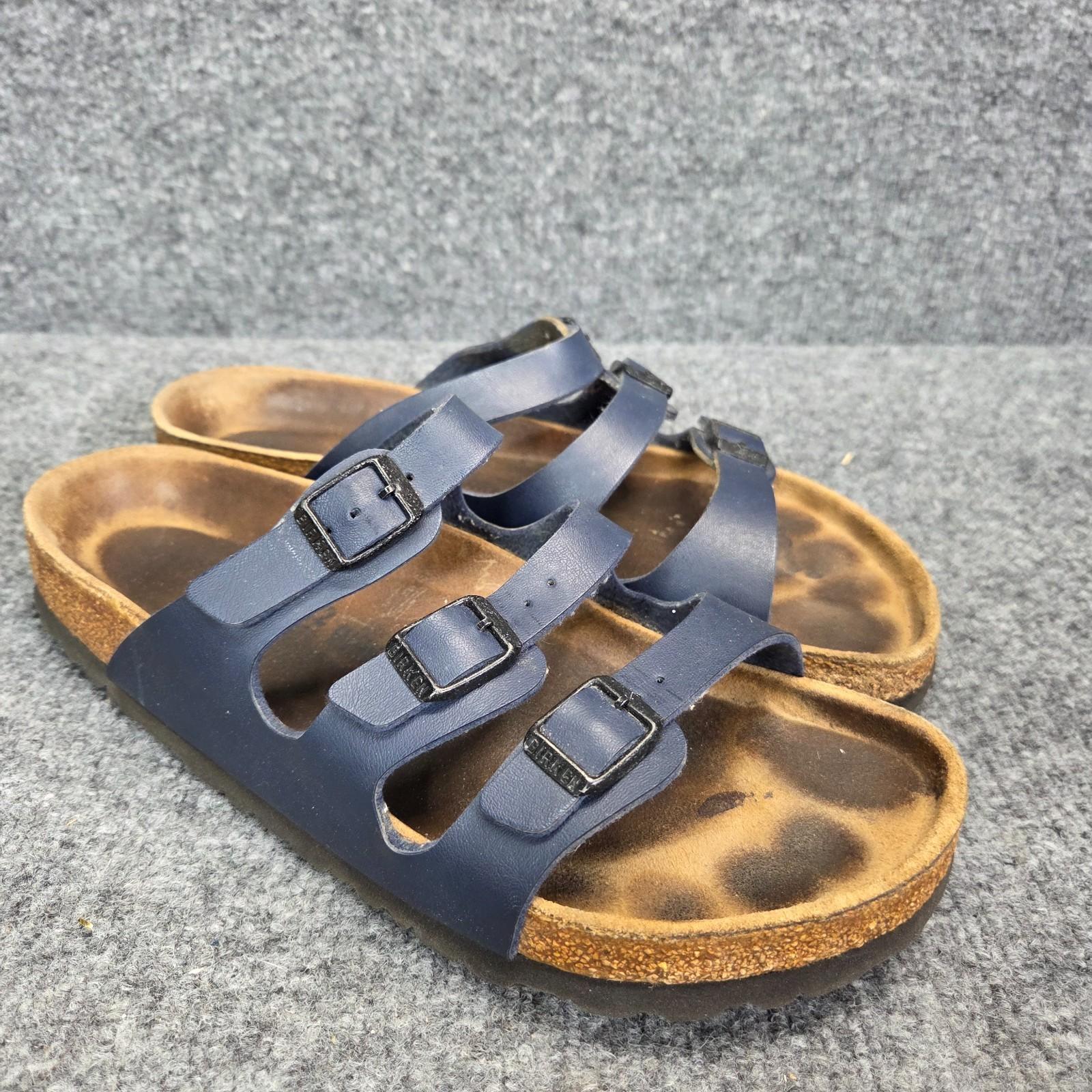 Birkenstock Florida Soft Footbed sandals navy blue Birko-Flor eur 42 L 11 M 9