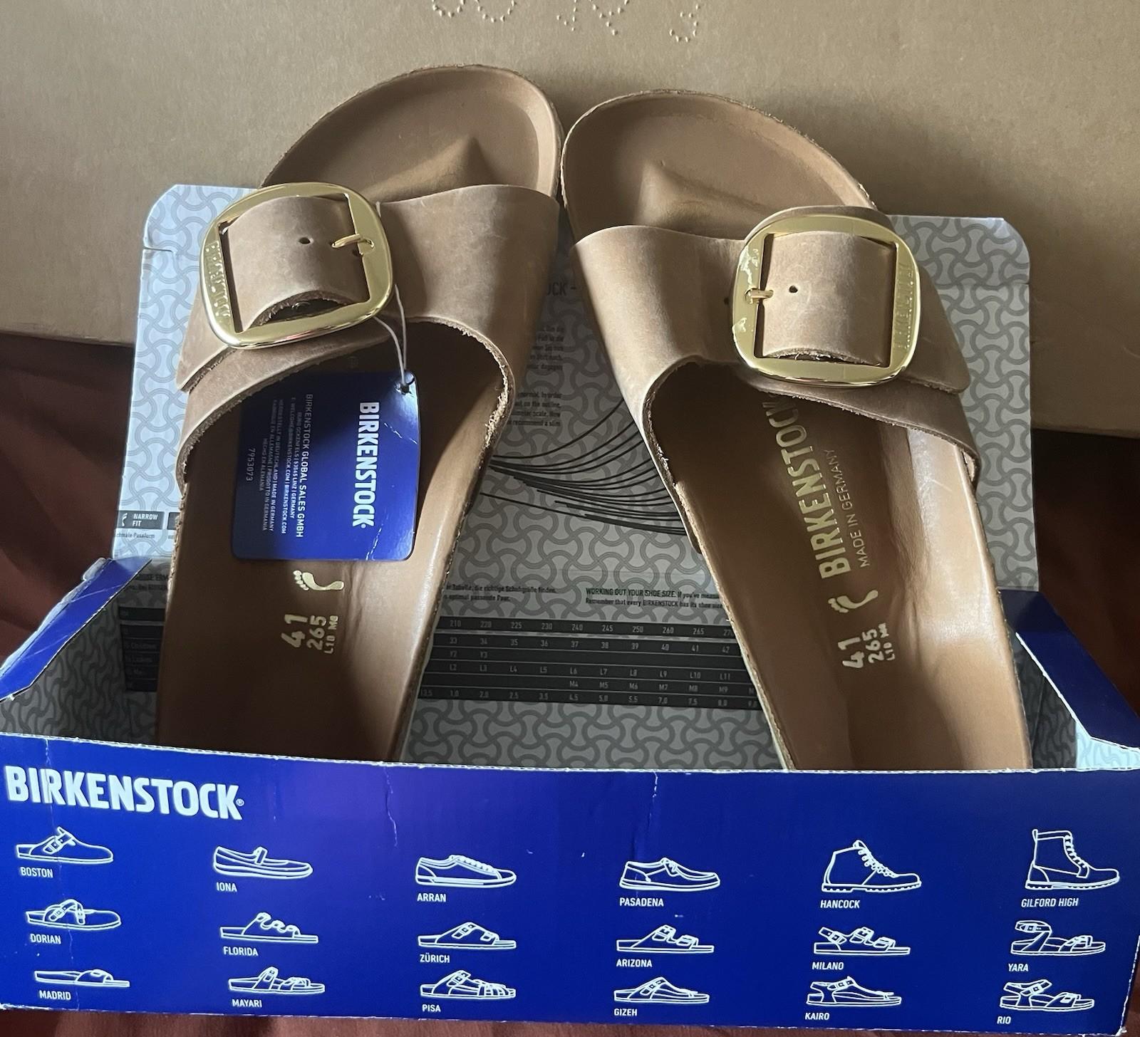 Birkenstock Madrid Big Buckle (Cognac)