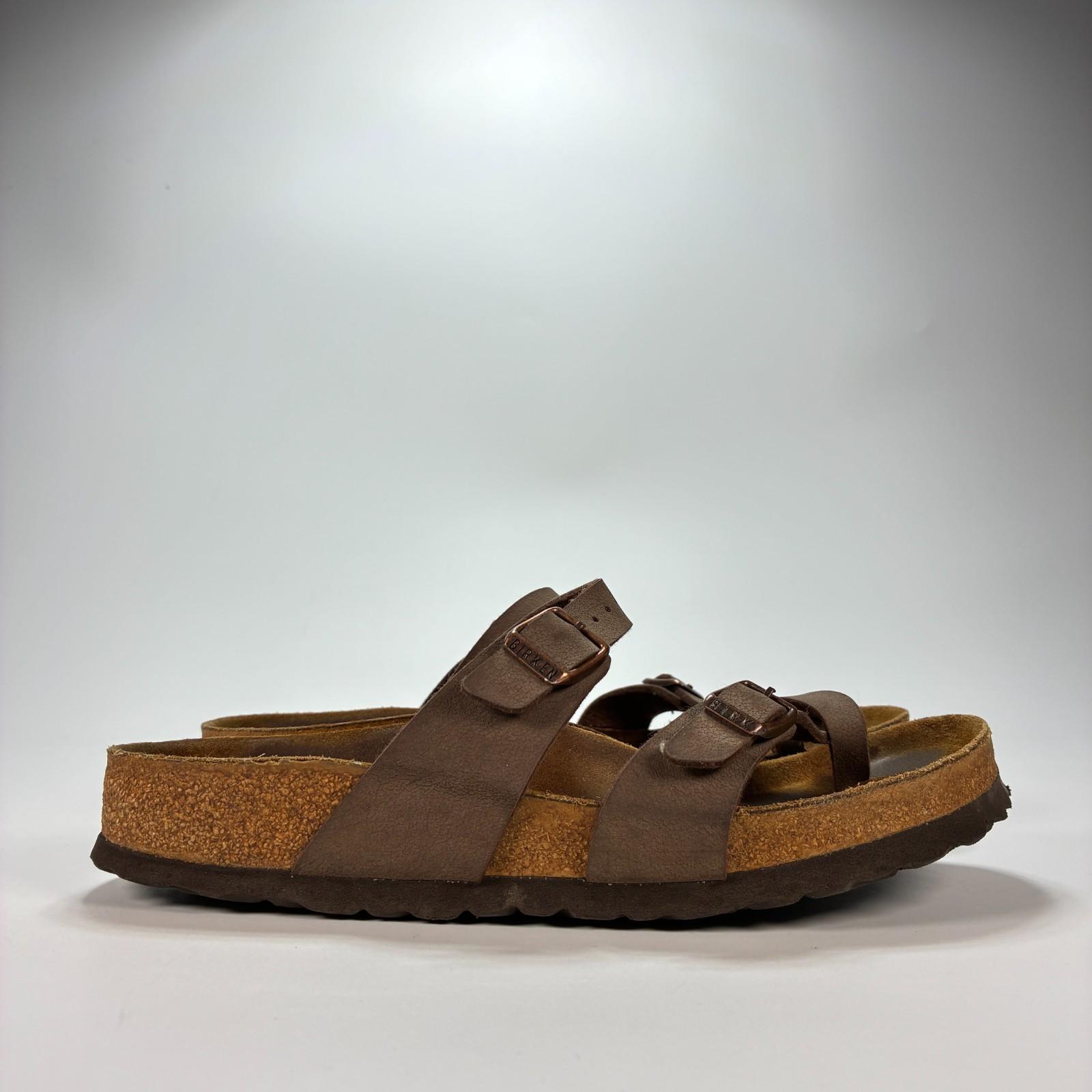 Birkenstock Mayari Brown Leather Cork Comfort Sandals Women’s Size US 7 EU 38