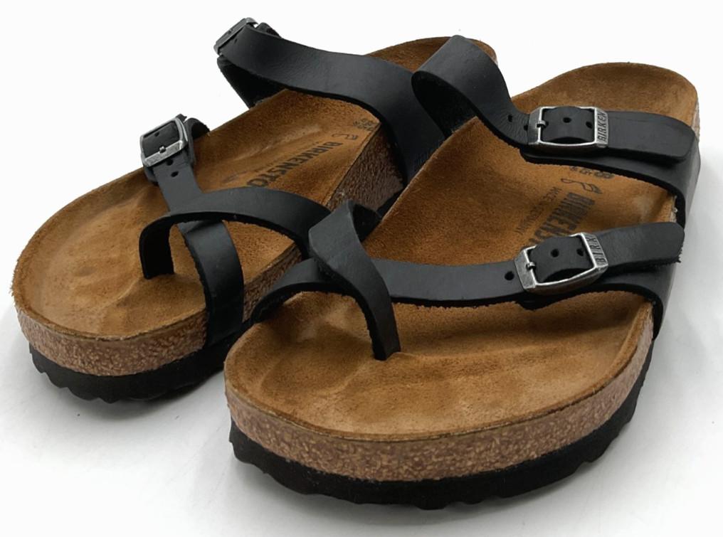 Birkenstock Mayari Women’s Size 7 US 38 EU Black Leather Sandals