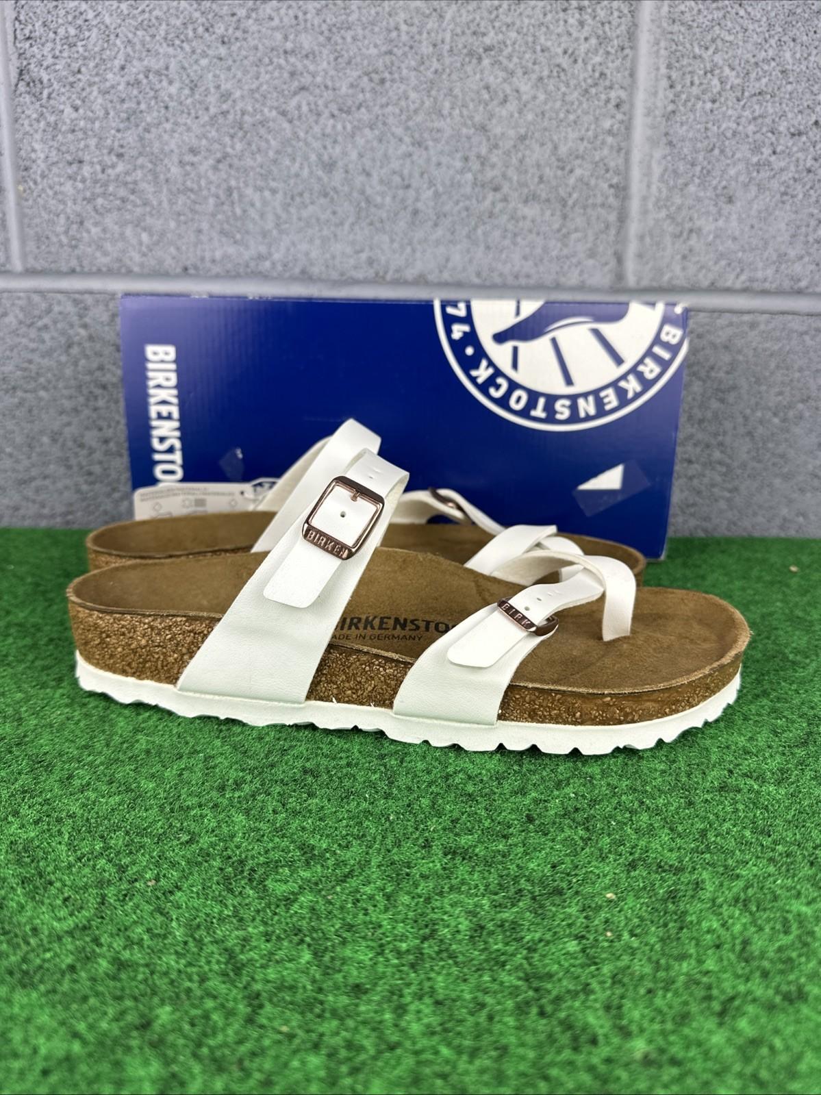 Birkenstock Mayari Sandal White Women Size 39 Regular Fit US 8