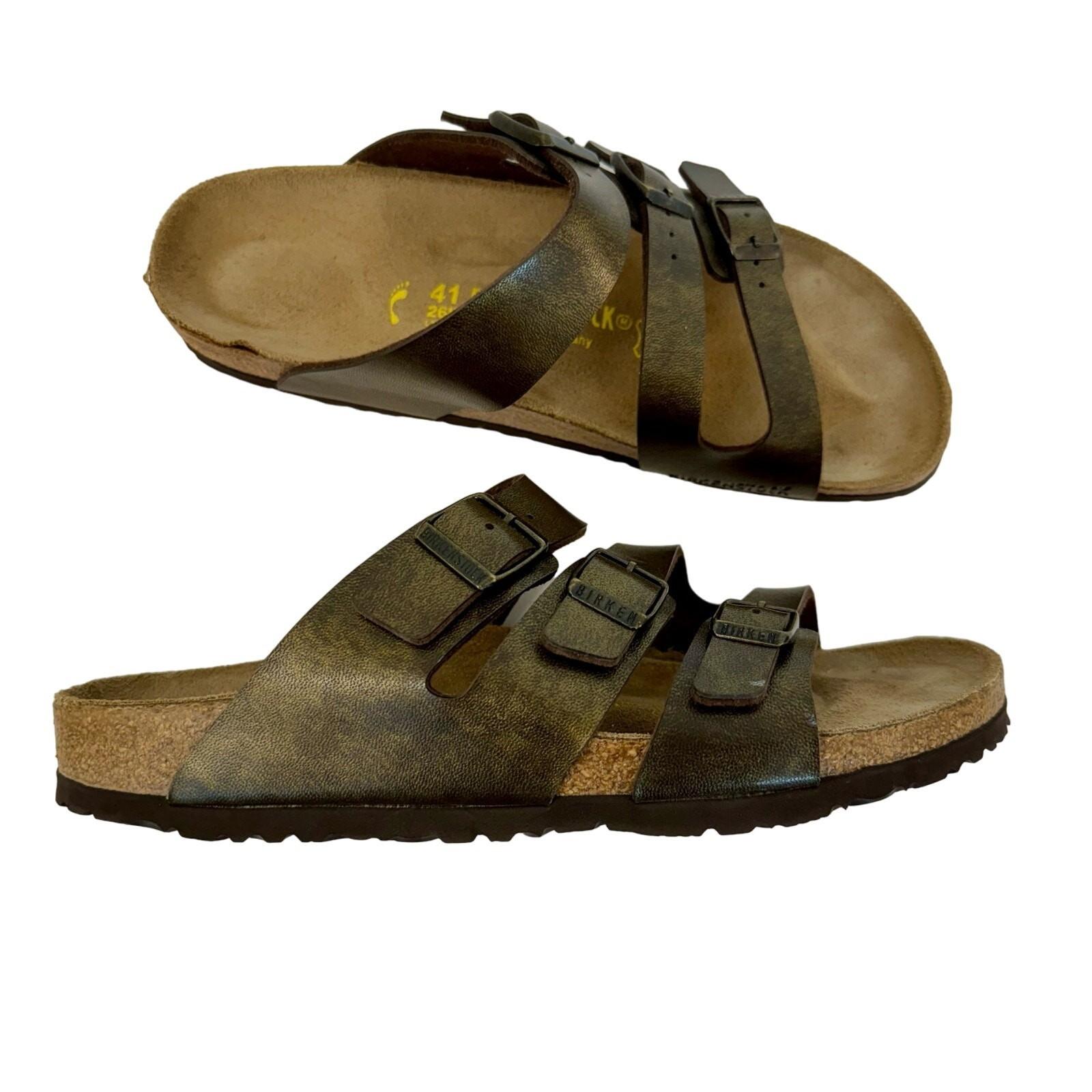 Birkenstock Florida Soft Footbed 3-Strap Buckle Sandals | Size: 41 / L10 / M8