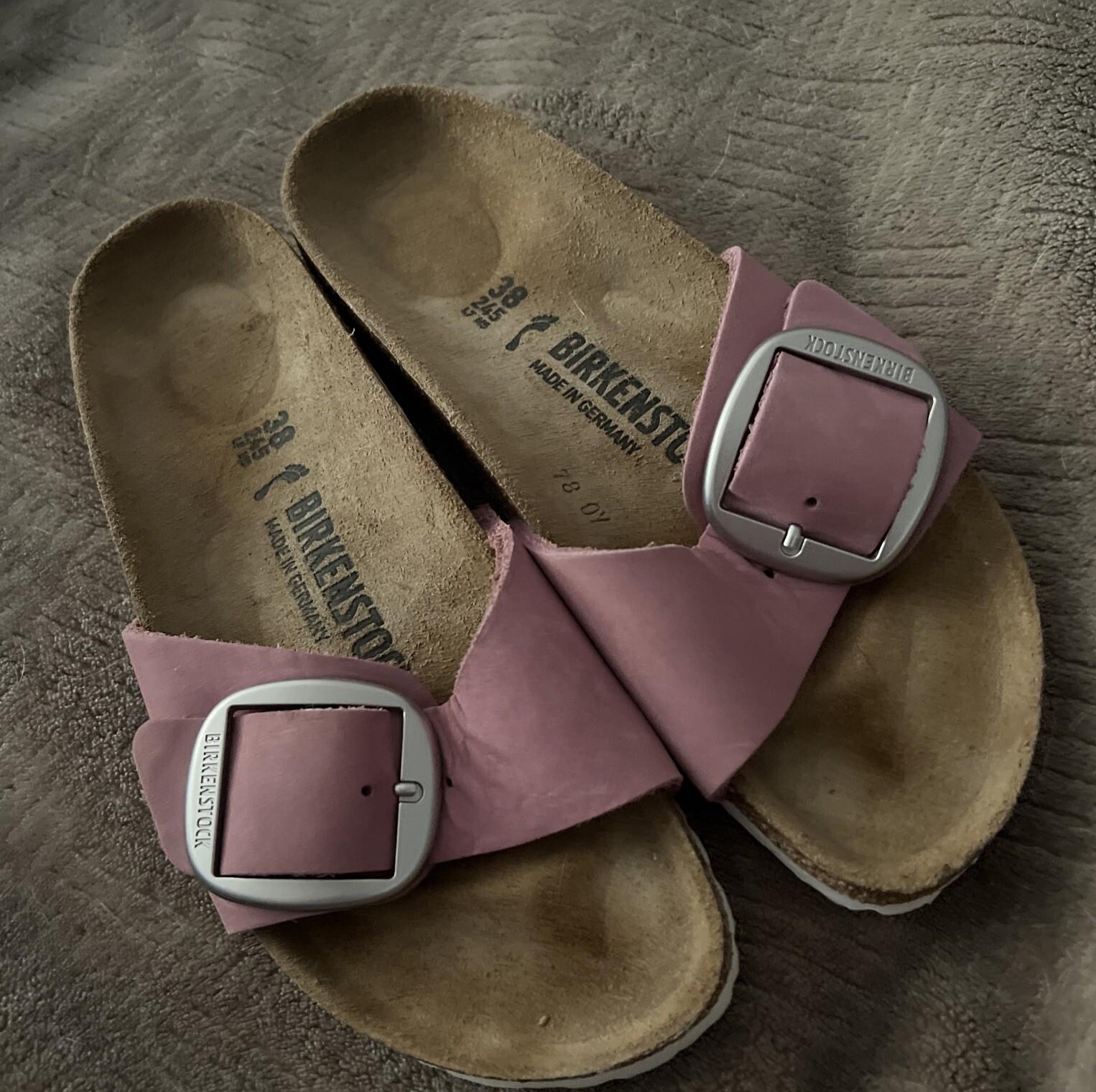 Birkenstock Madrid Big Buckle Mauve Pink Size 38