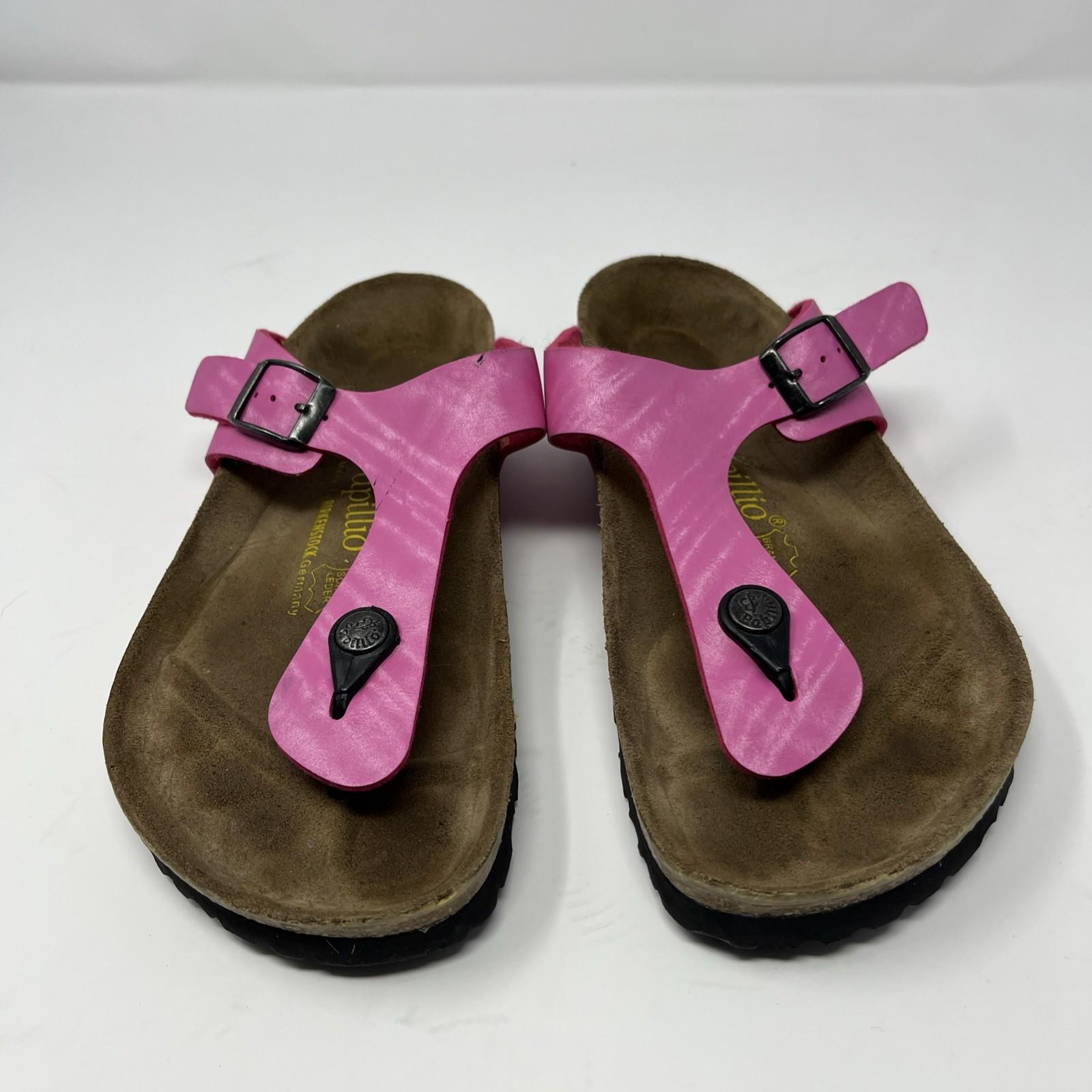 Birkenstock Papillio Gizeh Sandals Thong Pink Women Size EU 38 US 7