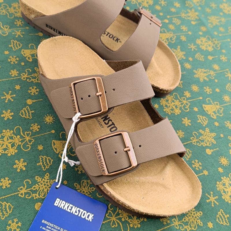 Birkenstock Arizona -Mocha Birkibuc-Birko-Flor Casual Cork Sandals Unisex Sizes