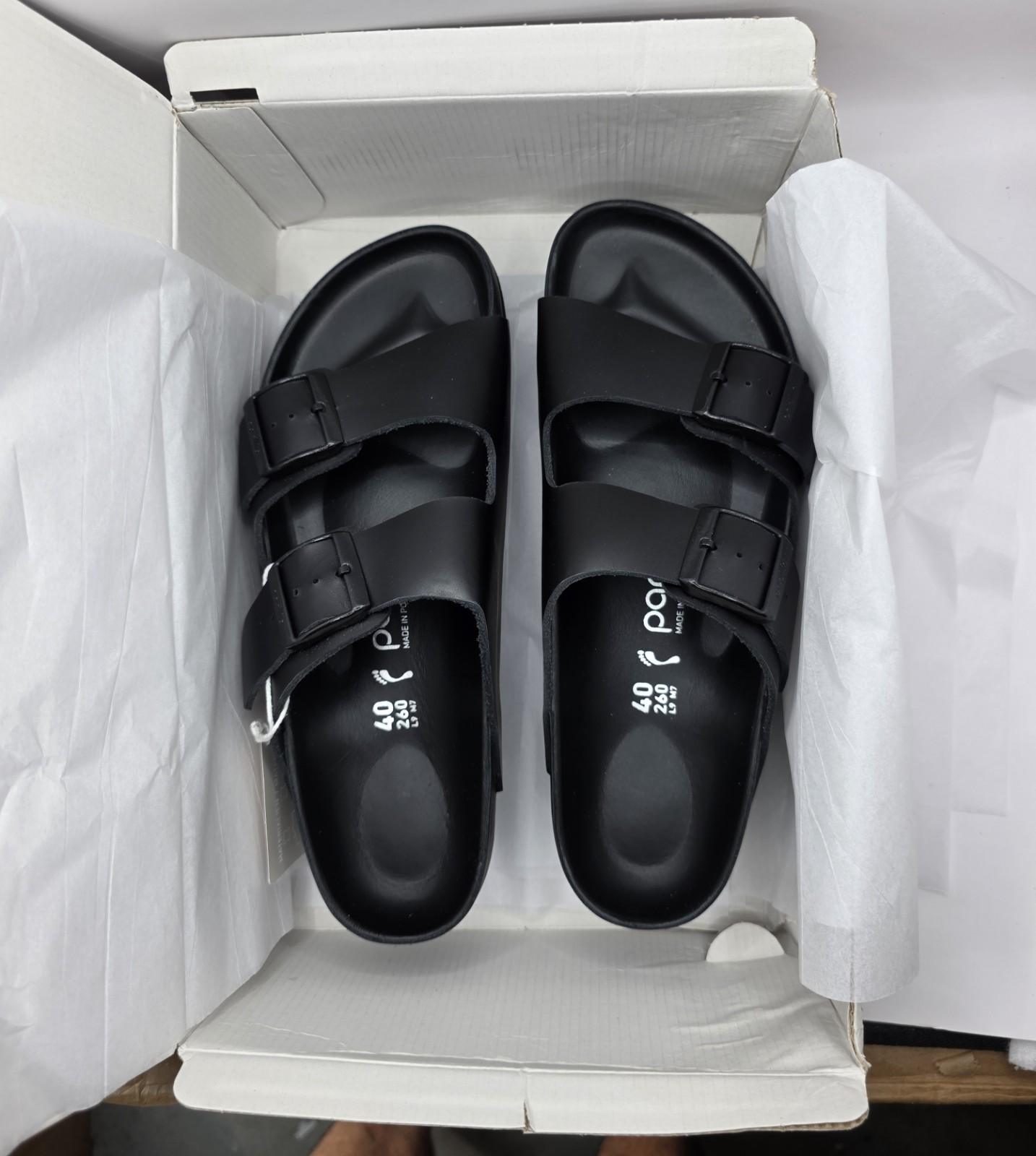 Birkenstock/papillio Arizona  Pap Exquisite Leather Black Color Narrow