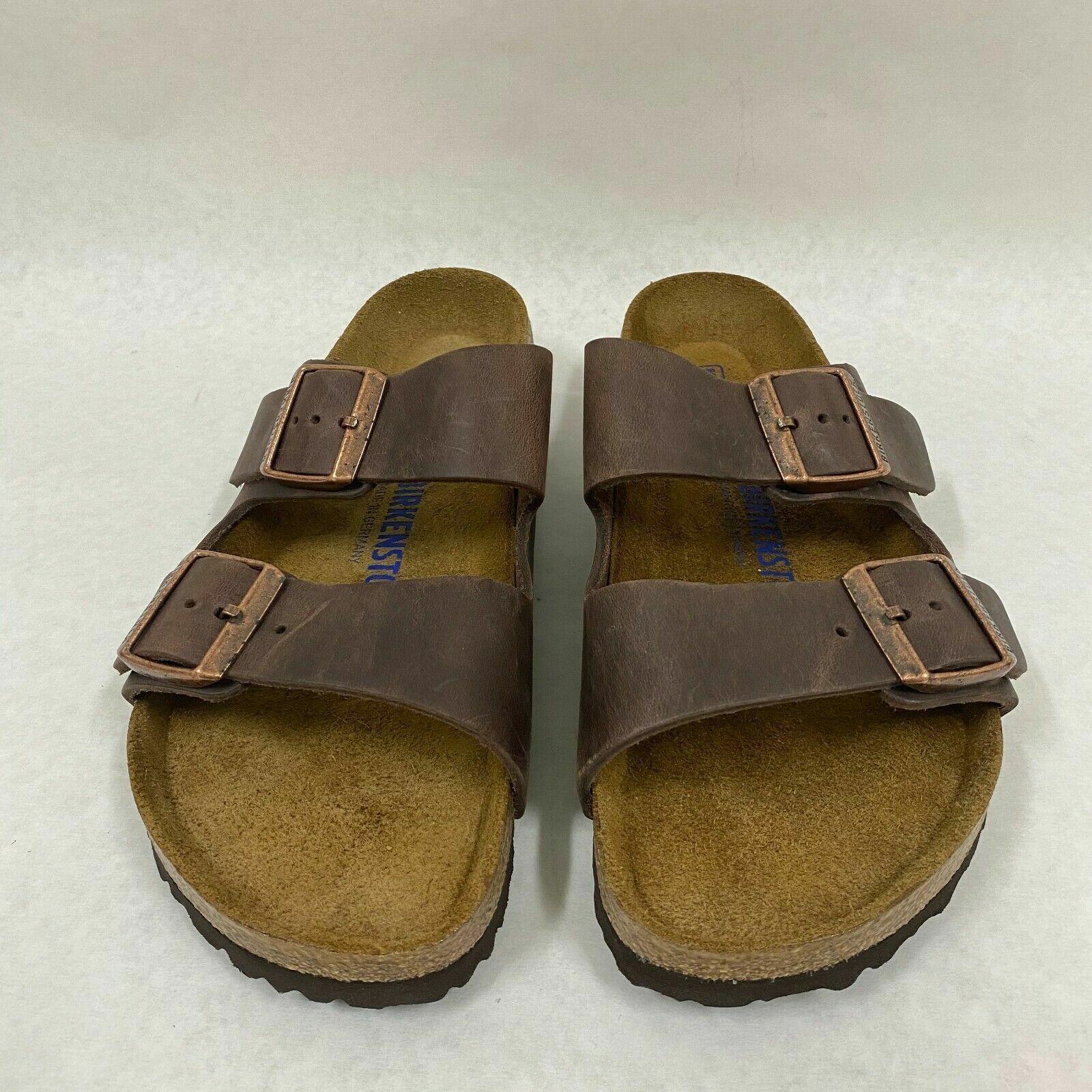 Birkenstock New w/ Box Arizona Habana Oiled Leather Soft Footbed N – Select Size