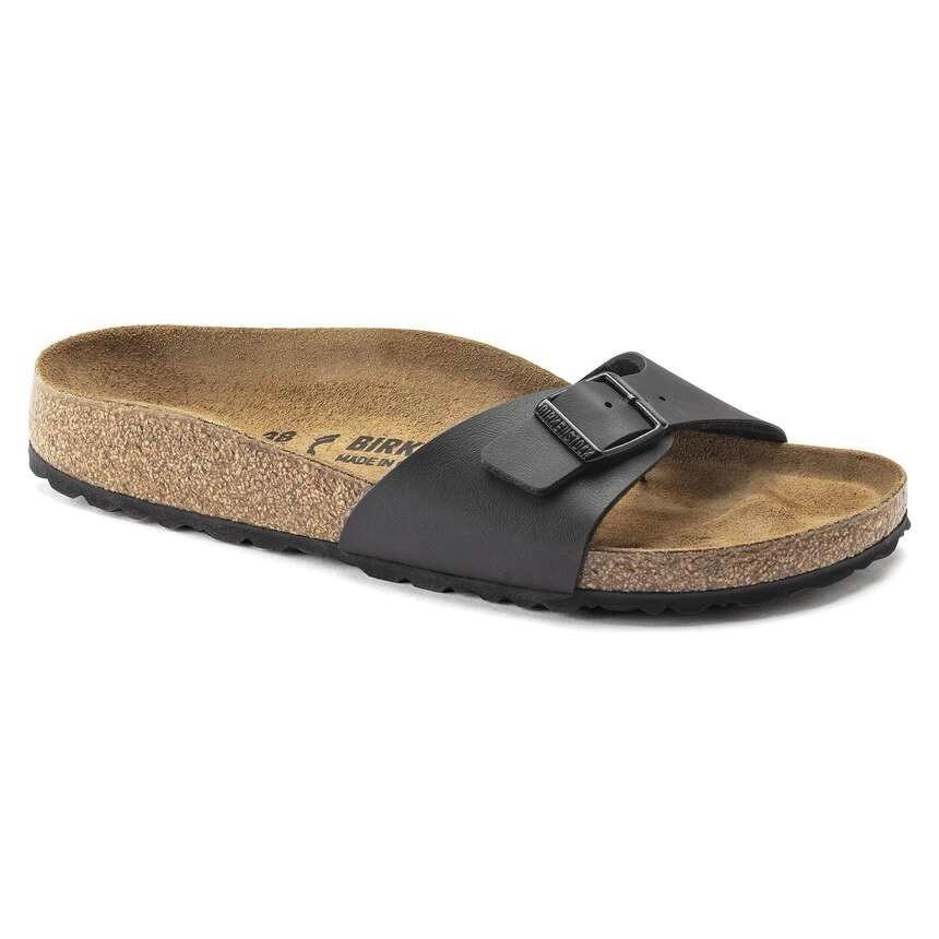 Birkenstock Madrid Birko-flor Black Size 40 Ladies 9 Men’s 7 New