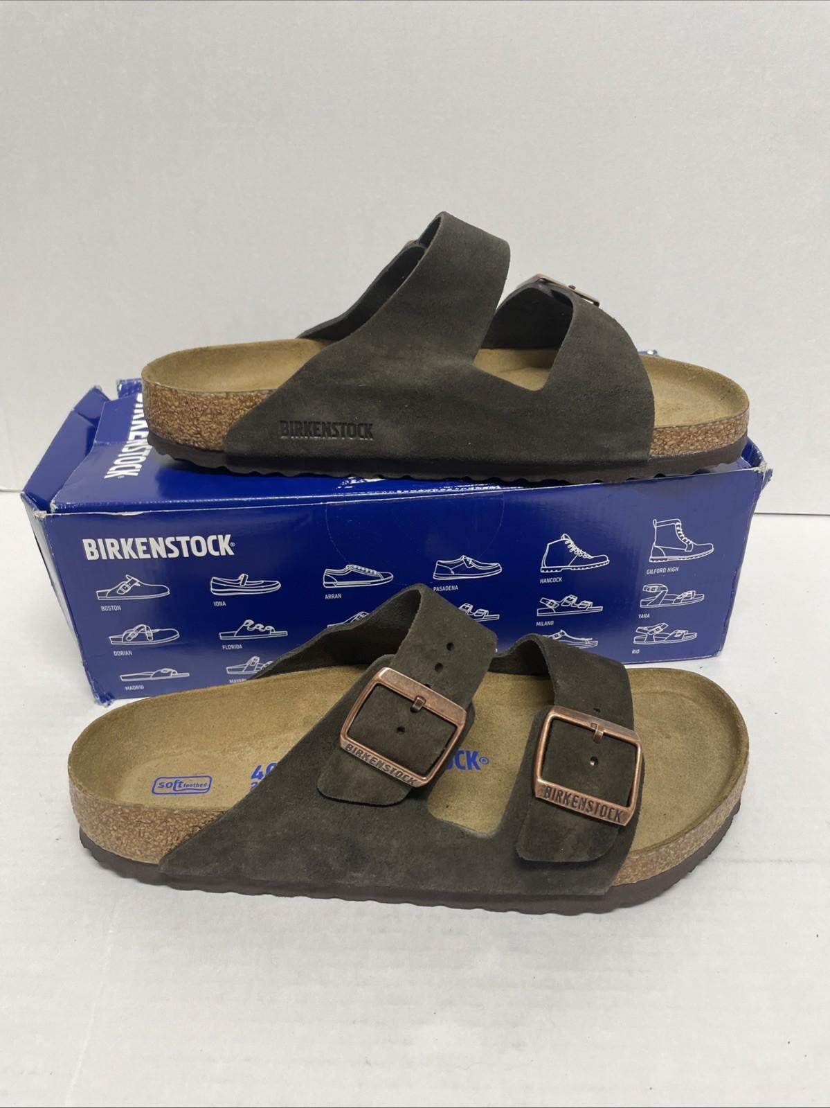 New Birkenstock Arizona BS Mocca Regular Fit Soft Footbed Sandal Unisex 9/7