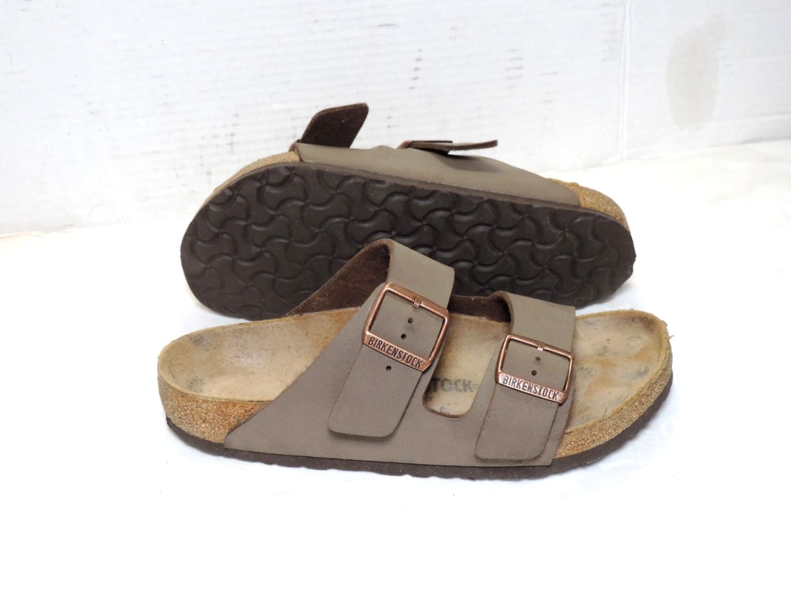 Birkenstock Arizona Mocha/Brown Sandals Comfort Leather Women Shoes Size EU 39