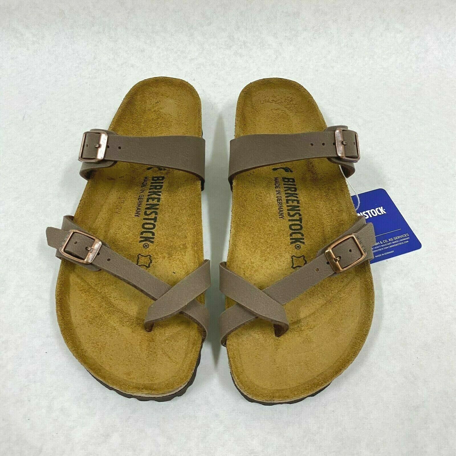 New w/o Box Birkenstock Mayari Mocha Birko-Flor Narrow – Select Size