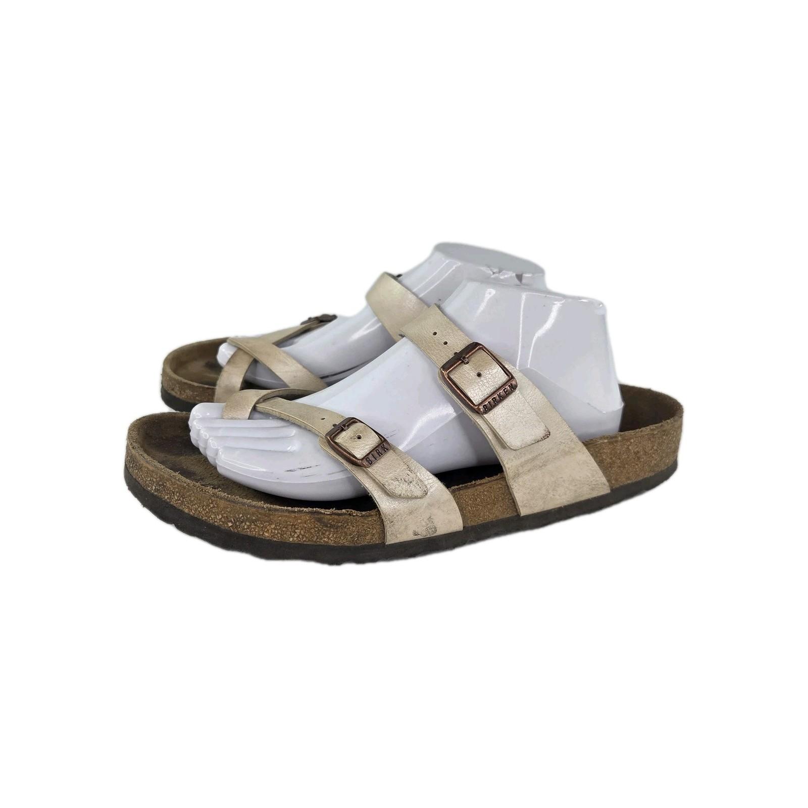 Birkenstock Mayari Pearl Toe Loop Slide Shoe US 11 Womens Birko-Flor Sandals