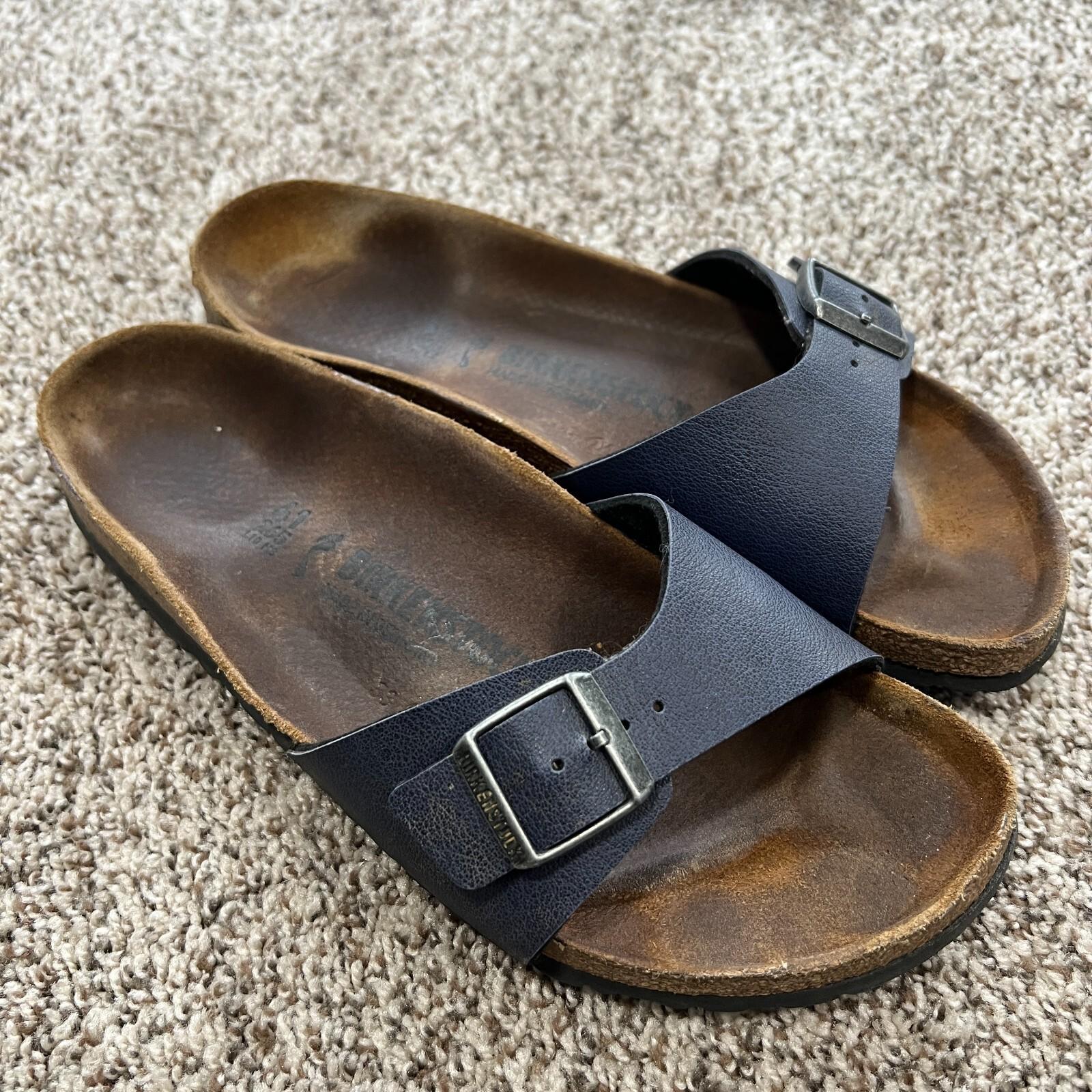 Birkenstock Madrid Slide US Womens 10 Mens 8 EU 41 Blue