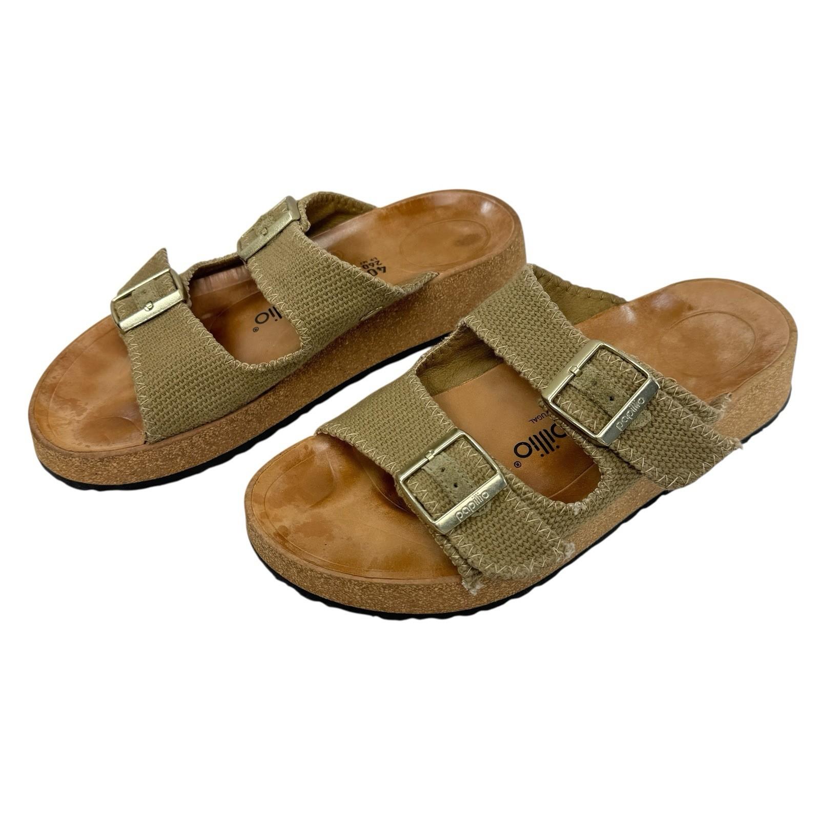 Birkenstock Papillio Sandal Gabriela Khaki Natural Size EU 40 US 9 Medium/Narrow