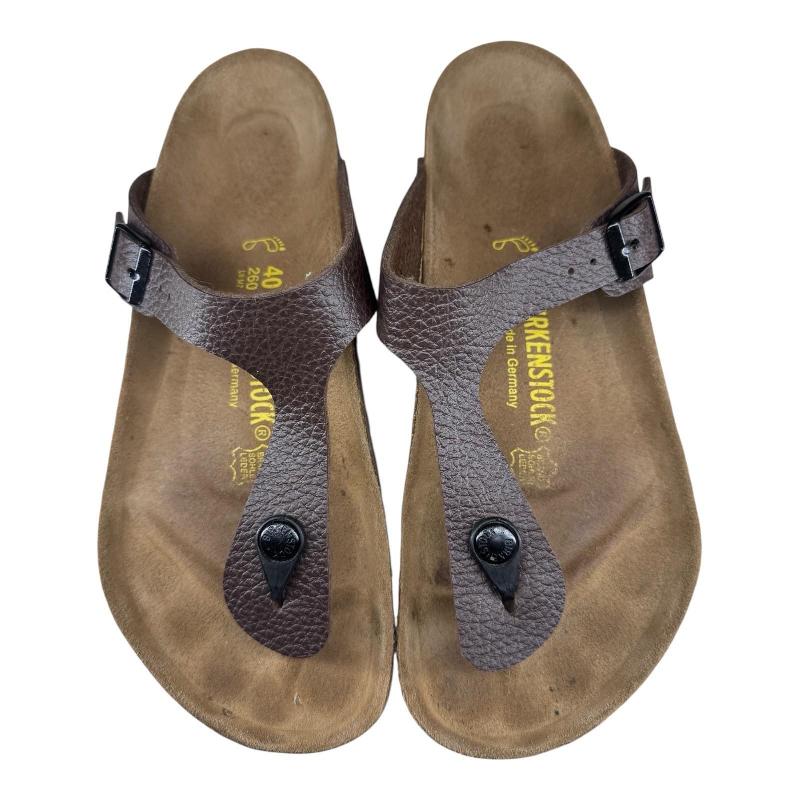 Birkenstock Gizeh Festival Hippie Boho Jesus Women’s Sandals Flip Flops Brown