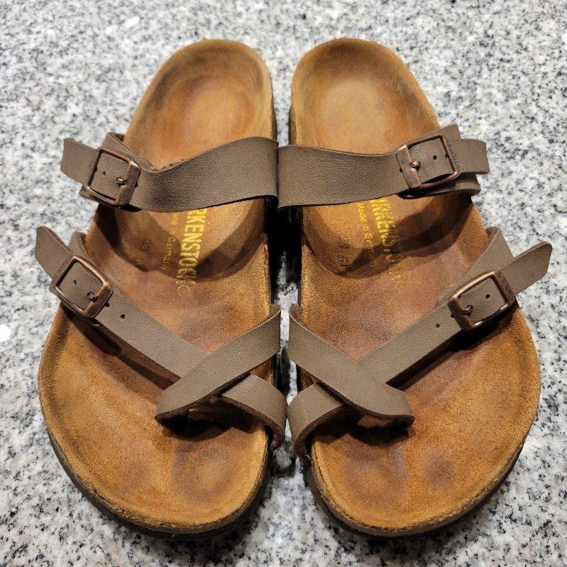 Size 38EU / 7W – Birkenstock Mayari Mocha Birko-Flor Regular