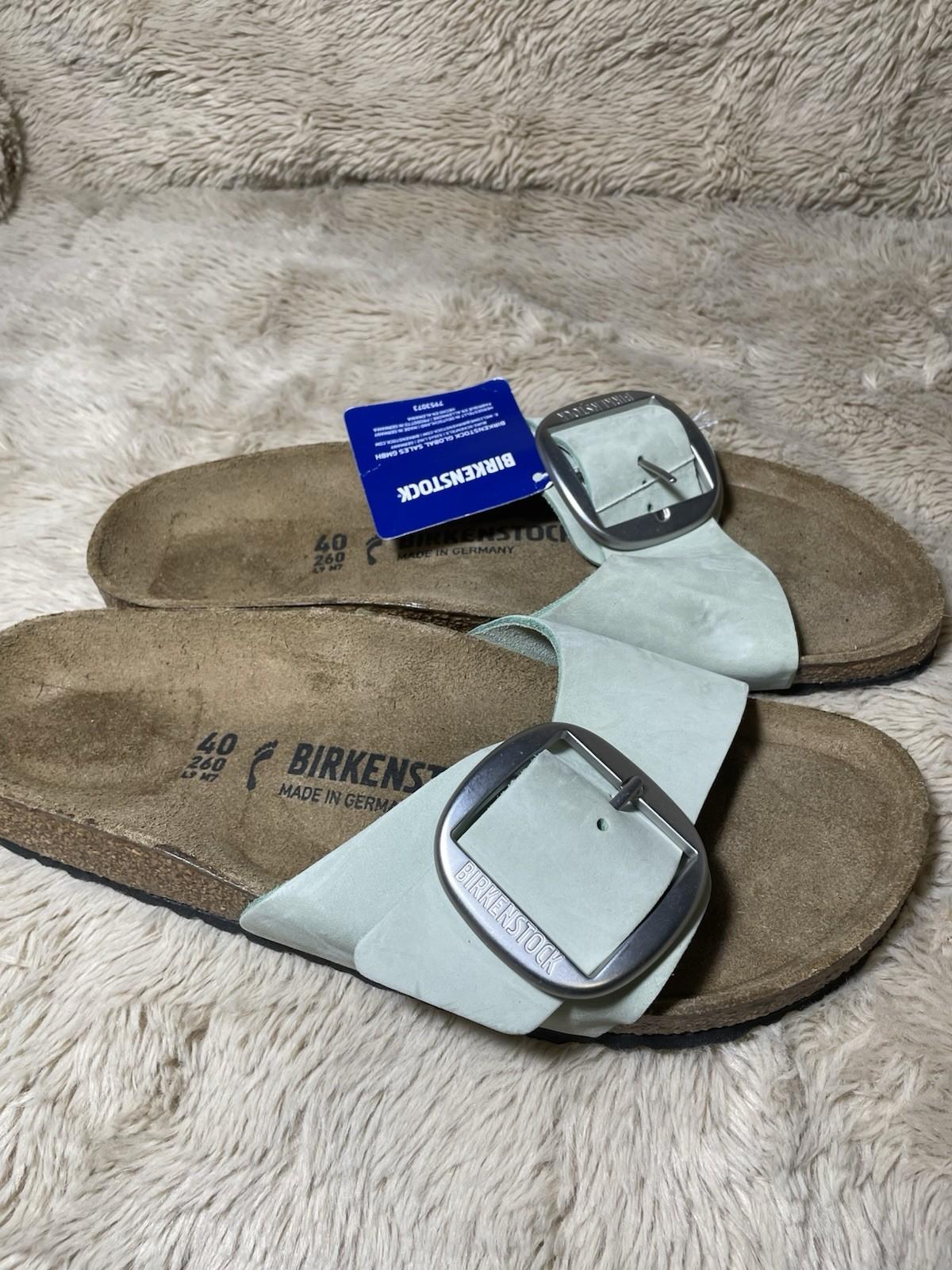 Birkenstock Madrid Big Buckle Sandals leather Size 40