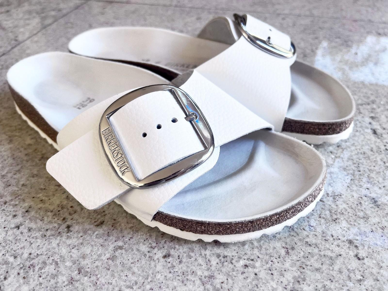 Birkenstock Madrid Big Buckle Cork Leather Non-Slip Sandals (EU 39, US 8.5)