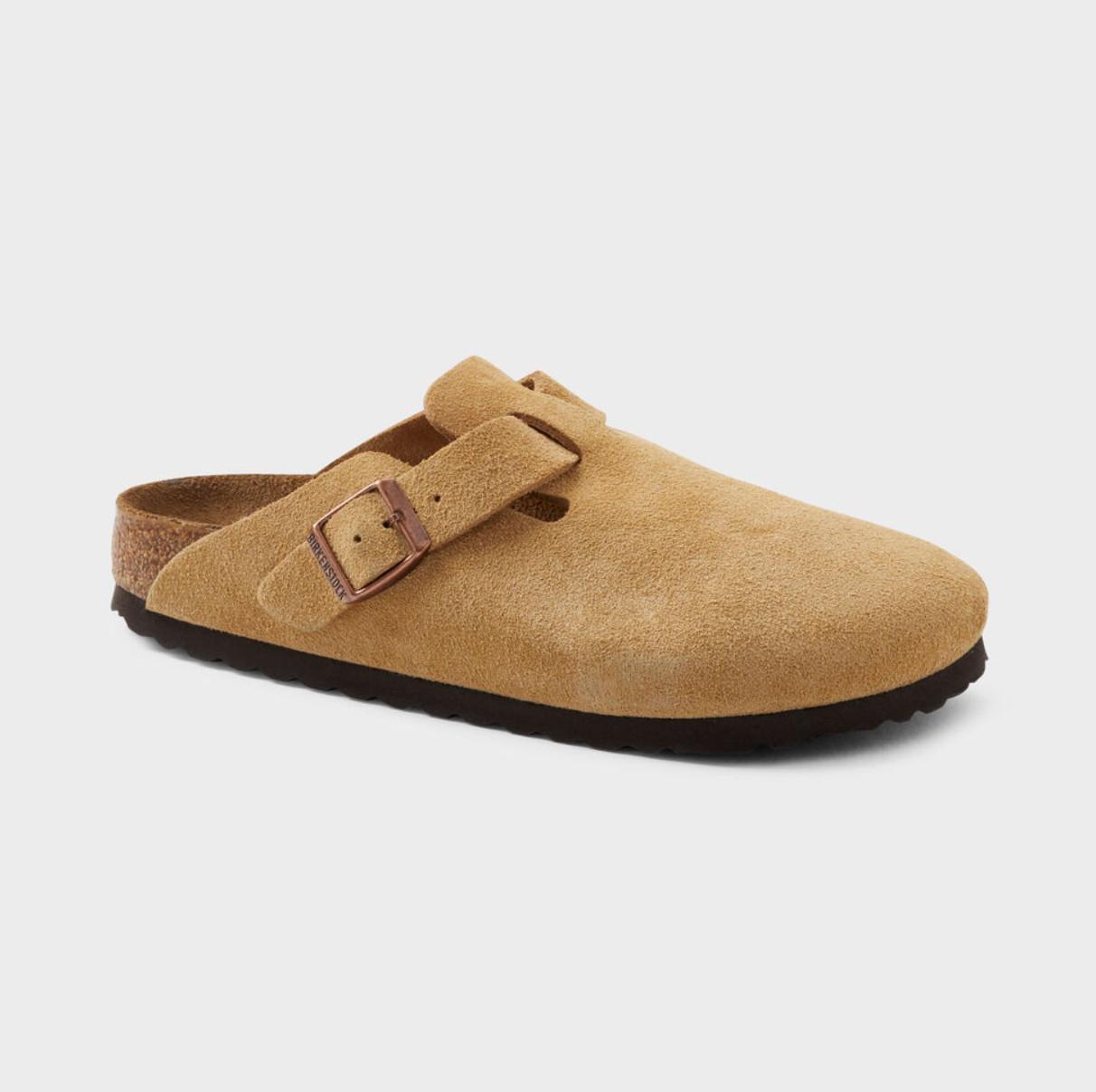 Best Seller!! Women’s Birkenstock Boston Soft Footbed Clogs Color:Latte