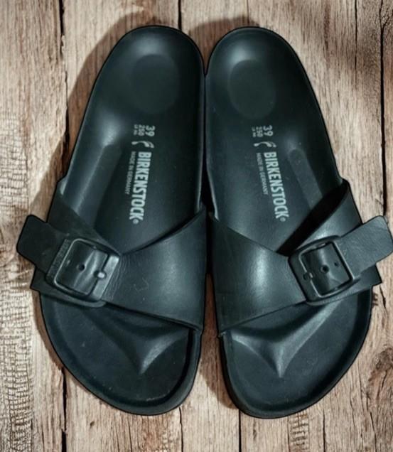 Birkenstock “Madrid” EVA Black One Buckle Comfort Sandals sz.8/39 M/6 Germany