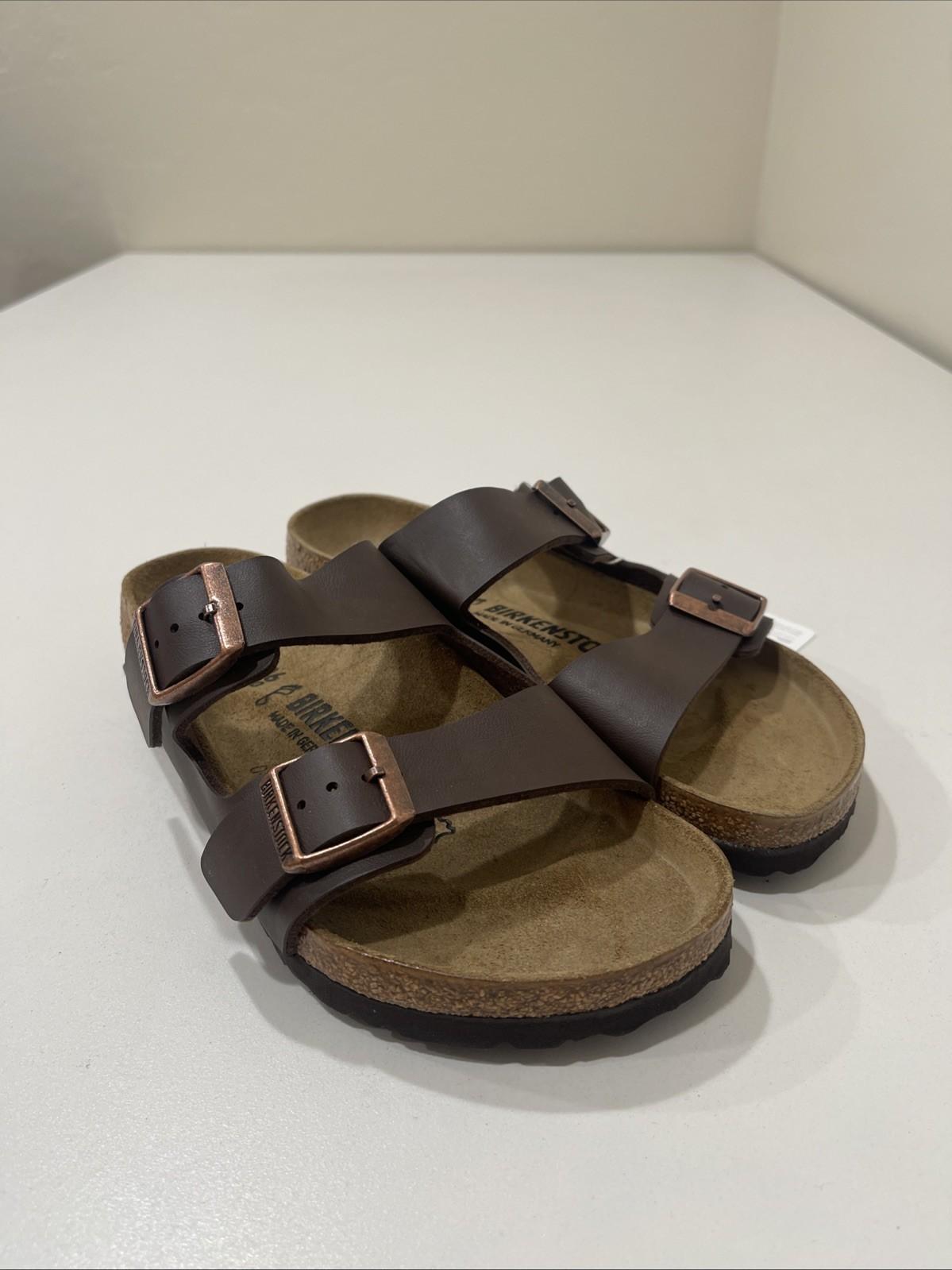 Birkenstock Arizona Birko-Flor Dark Brown 5.5 Women’s Wide/Regular