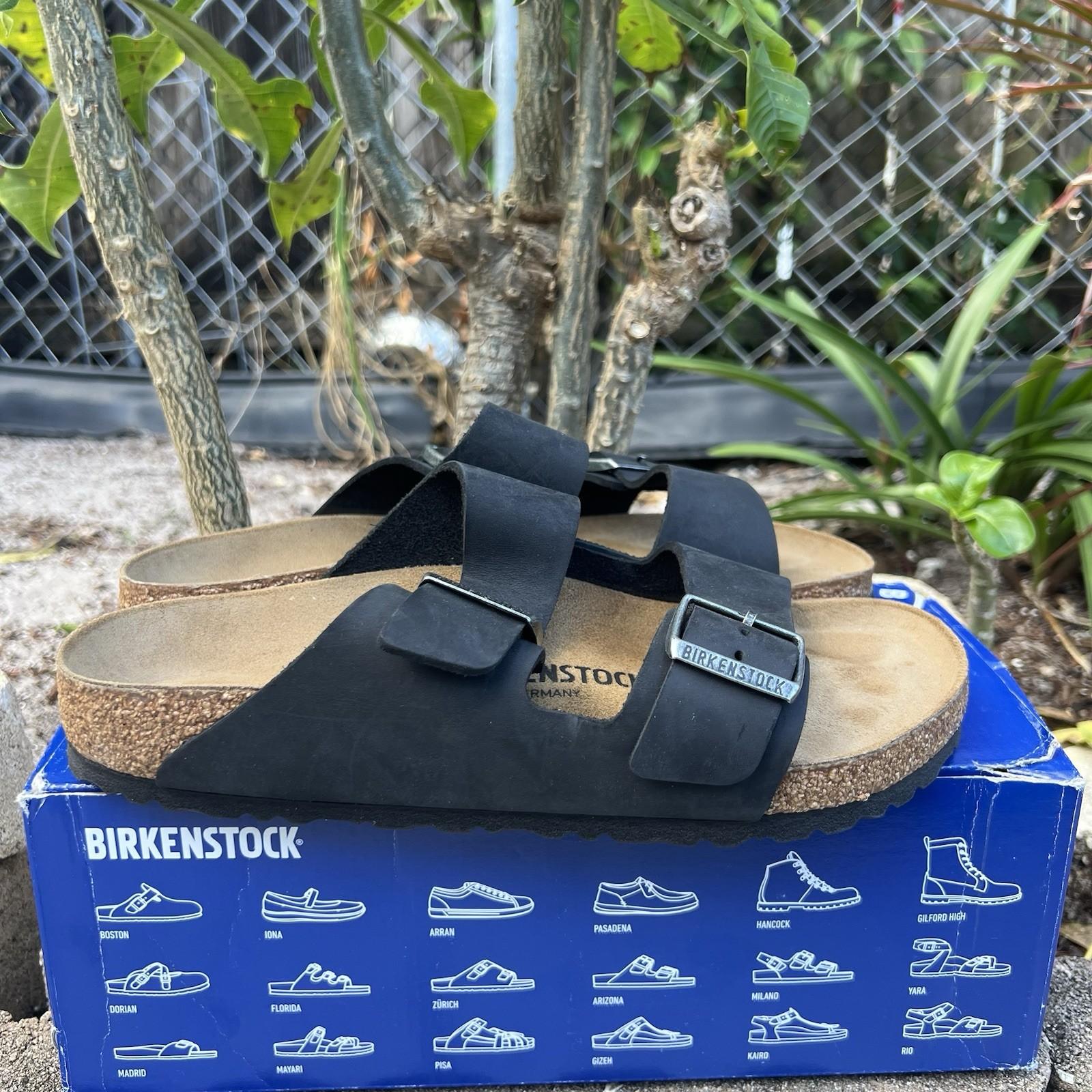 BIRKENSTOCK Arizona BS Slide Sandal Unisex Size US Women’s 9 Men’s 7 Black