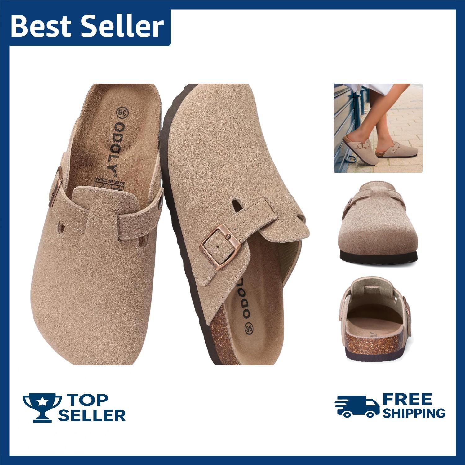 New-Birkenstock Boston Suede Leather Soft Footbed Dark color Men/women’s Clog S