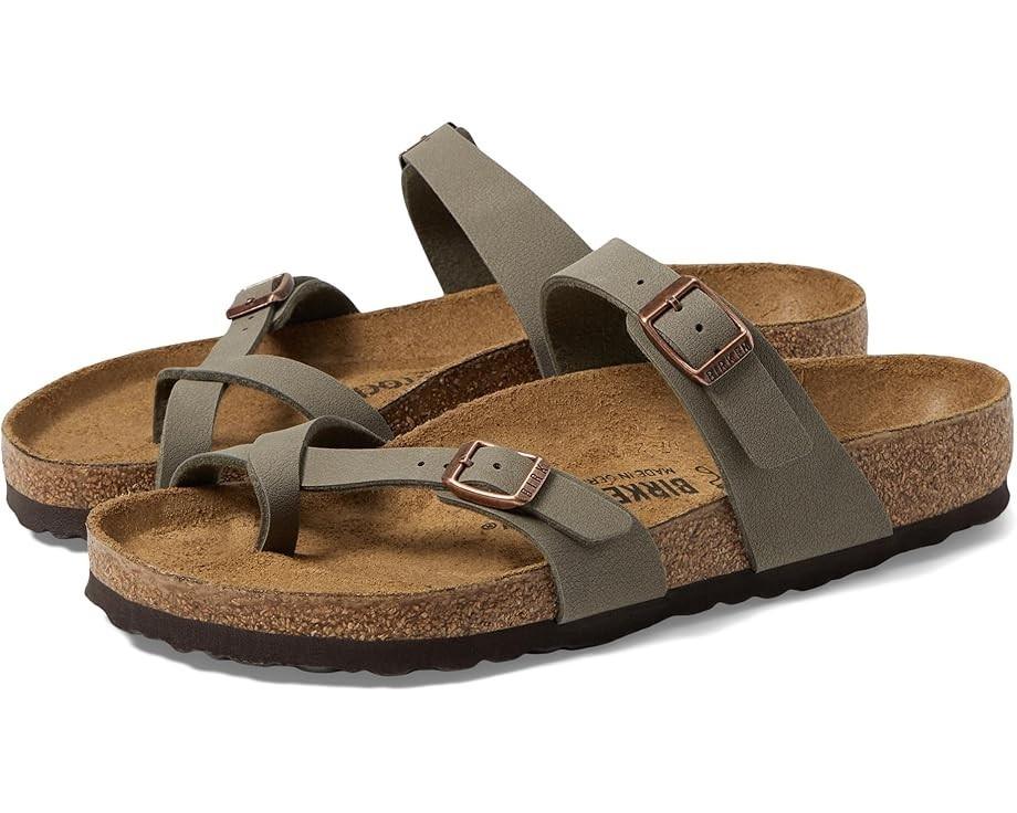 Birkenstock® Women’s 5 REGULAR (EU 36) Mayari Sandals in Stone Birkibuc™