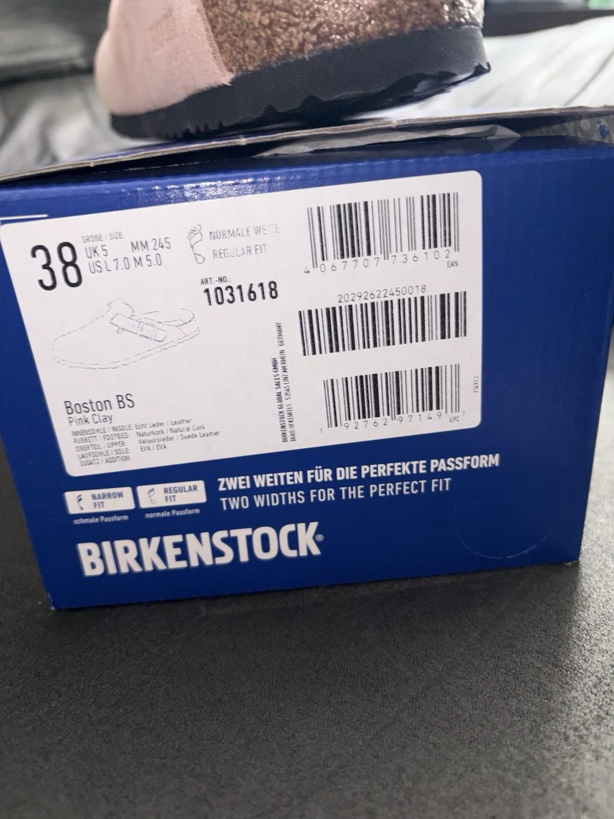 Birkenstock Boston BS Pink Clay