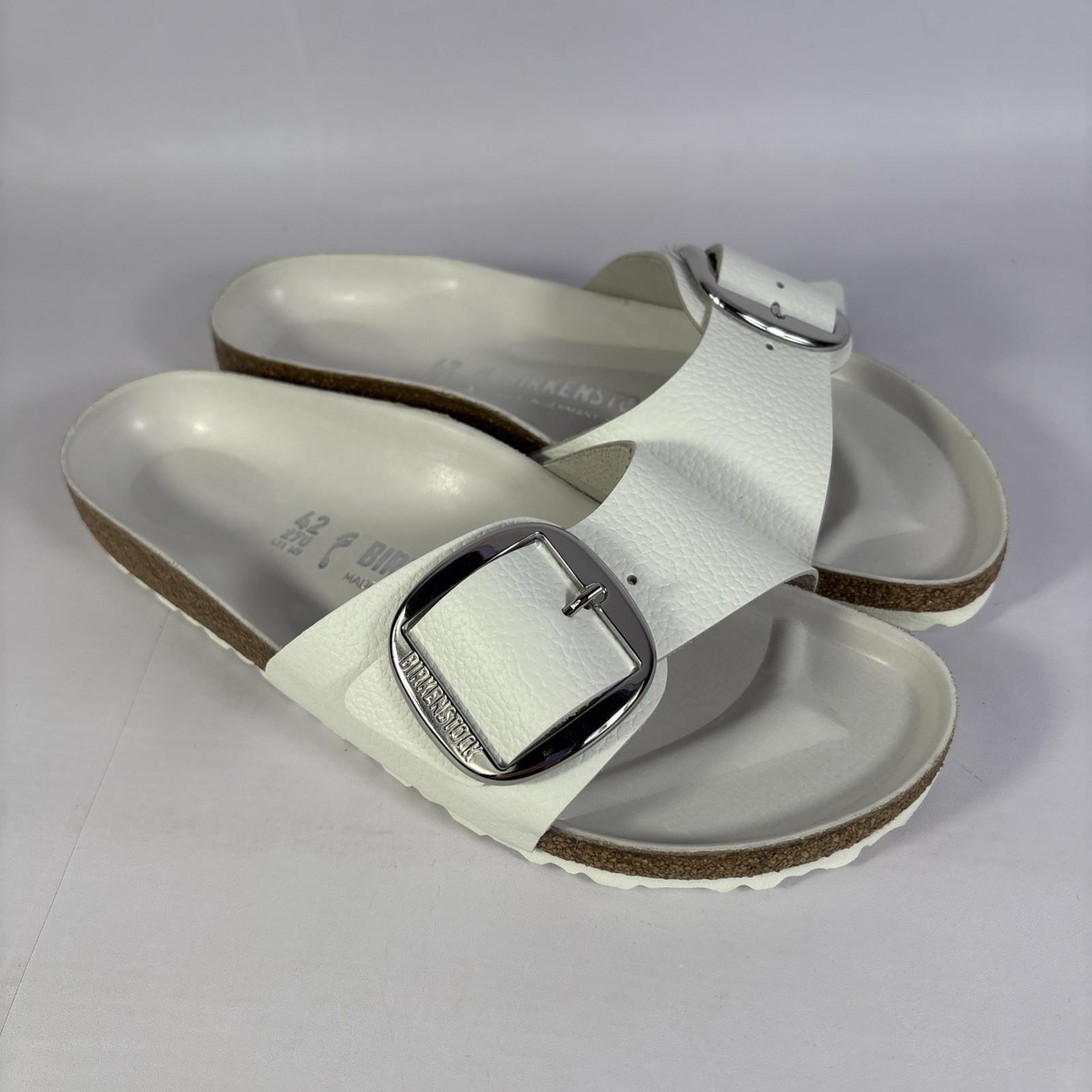 Birkenstock Madrid Big Buckle- Sizes L11 | M9 Narrow Fit Sandals Cork Base NEW