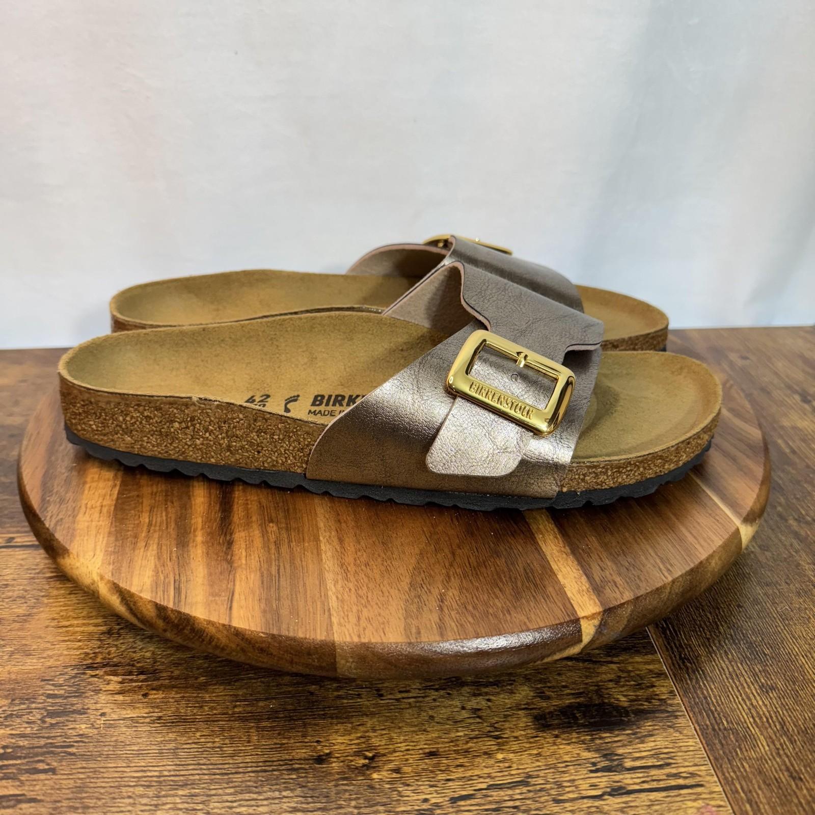 Birkenstock Madrid Big Buckle Shoes Womens Size 11 42 Slide Sandals