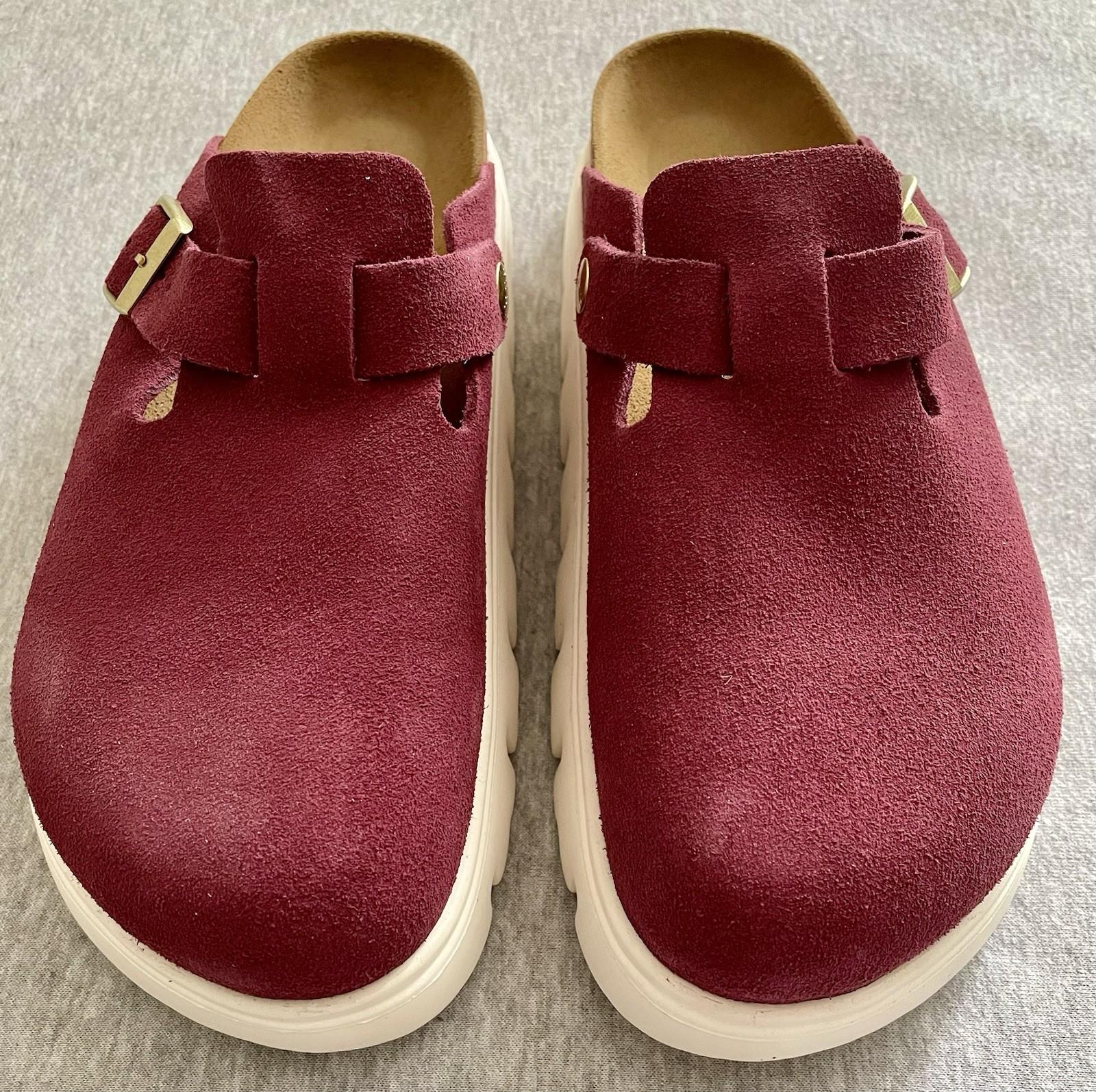 NIB Birkenstock Papillio Women’s Size 40 Berry Crush Boston Pap Chunky