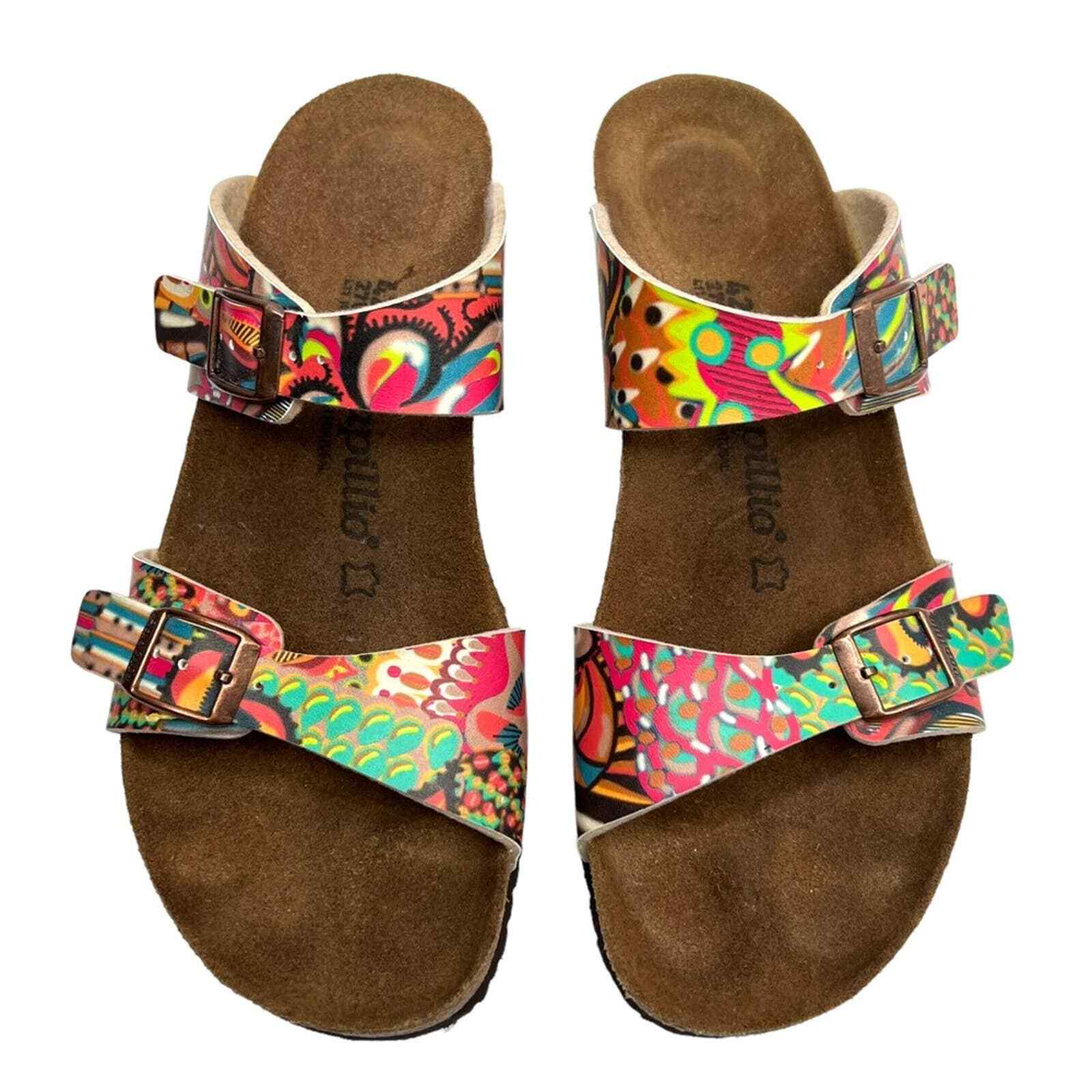 Birkenstock Papillio Dorothy Birko Flor Wedge Sandal African Wax Raspberry